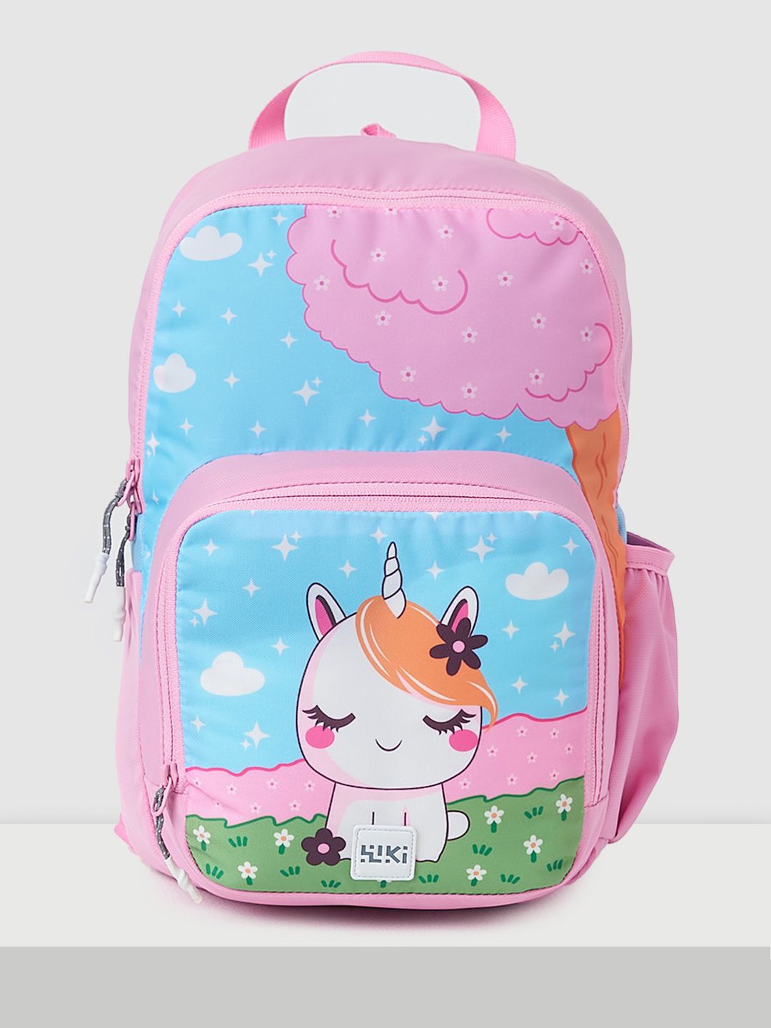 

Wildcraft Unisex Kids Brand Logo Backpack, Pink