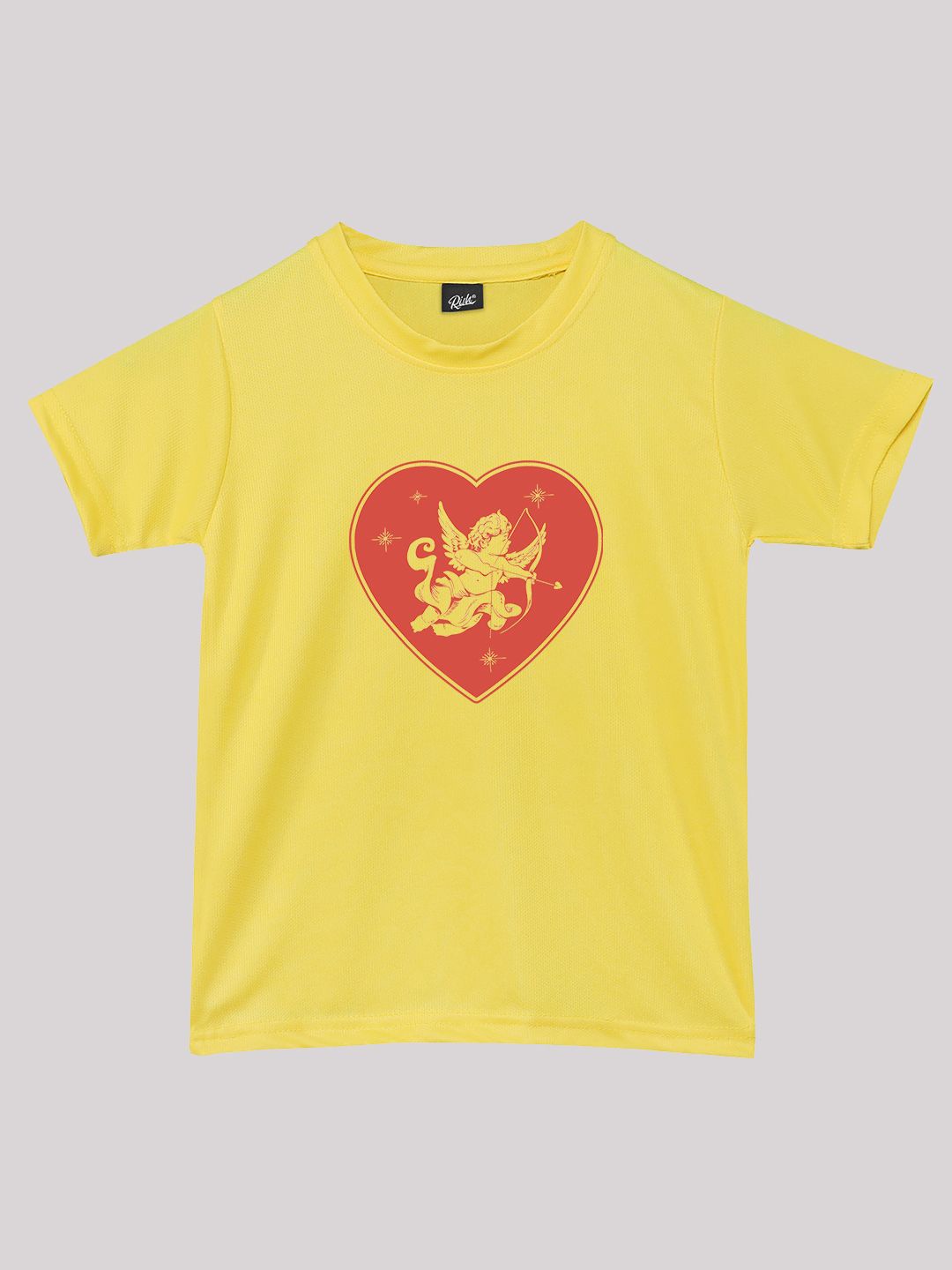 

RISH Unisex Kids Graphic Printed Round Neck T-shirt, Yellow