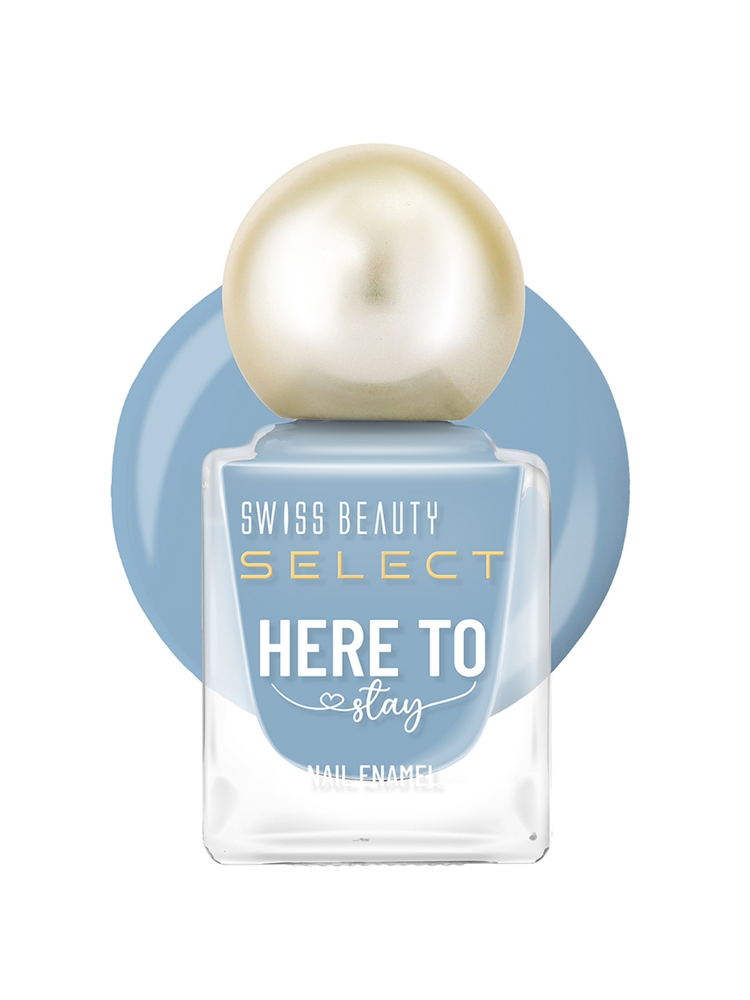 

SWISS BEAUTY Here To Stay Waterproof Nail Enamel 12ml - Cadet Teal 13, Blue