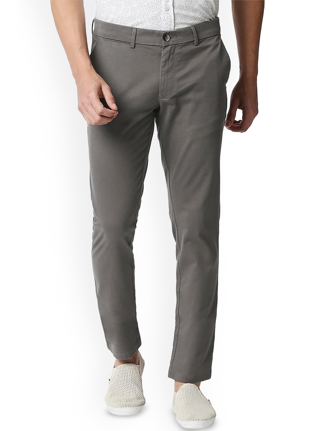 

Basics Men Comfort Trousers, Grey