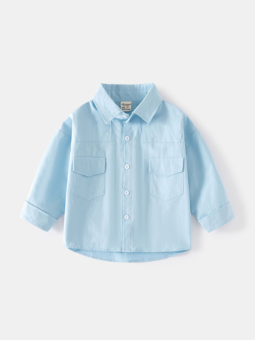 

LULU & SKY Boys Opaque Casual Shirt, Blue