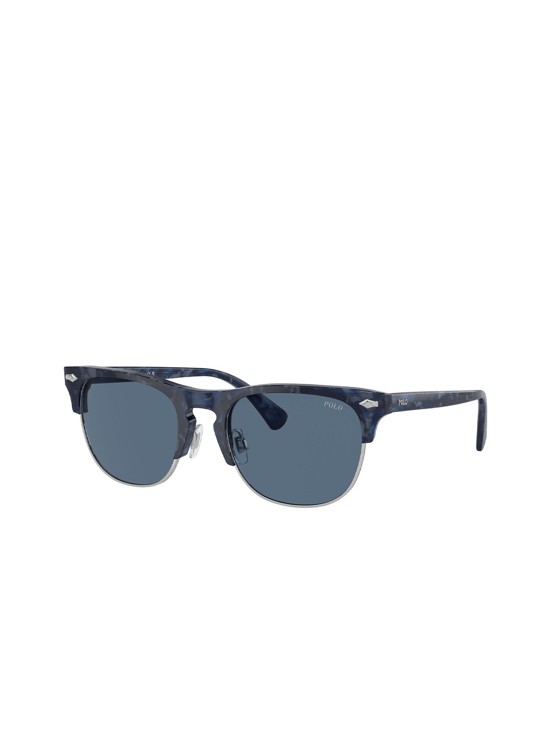 

Polo Ralph Lauren Men UV Protected Pillow Sunglasses, Blue