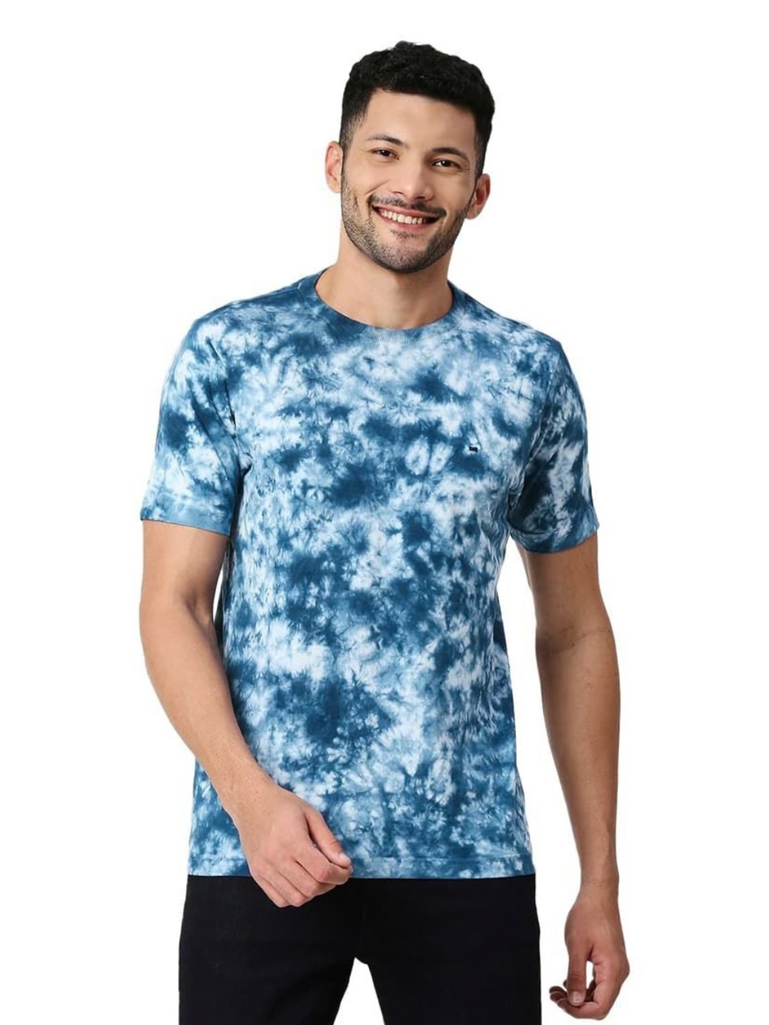 

Basics Men Boxy T-shirt, Blue