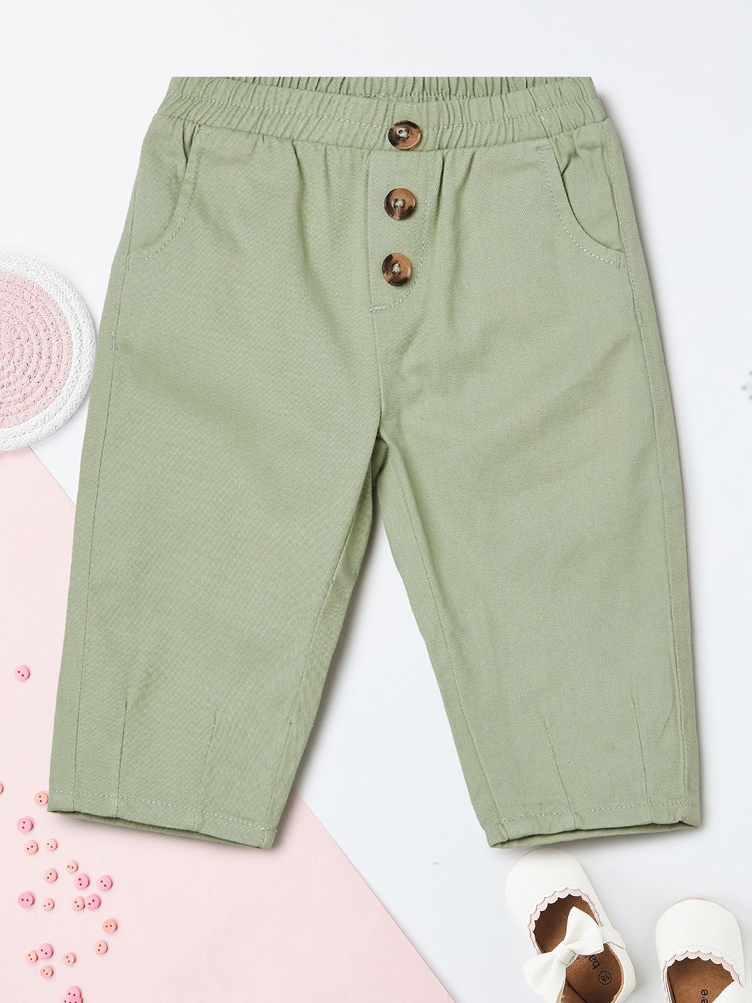 

max Girls Trousers, Green