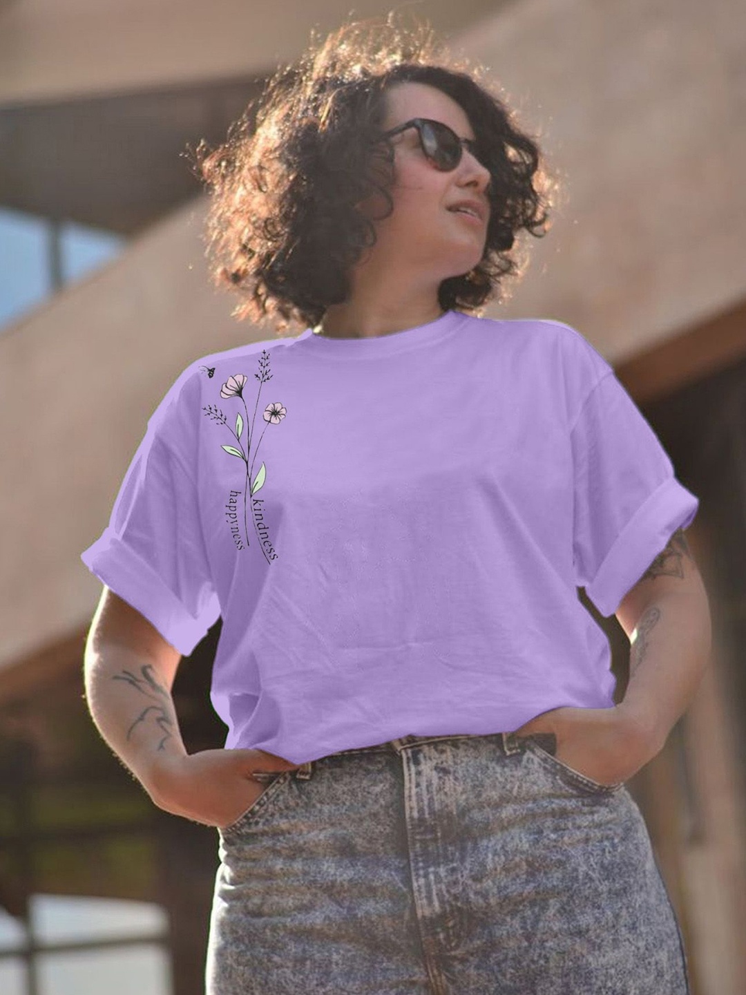 

Moda Rapido Women Printed T-shirt, Purple