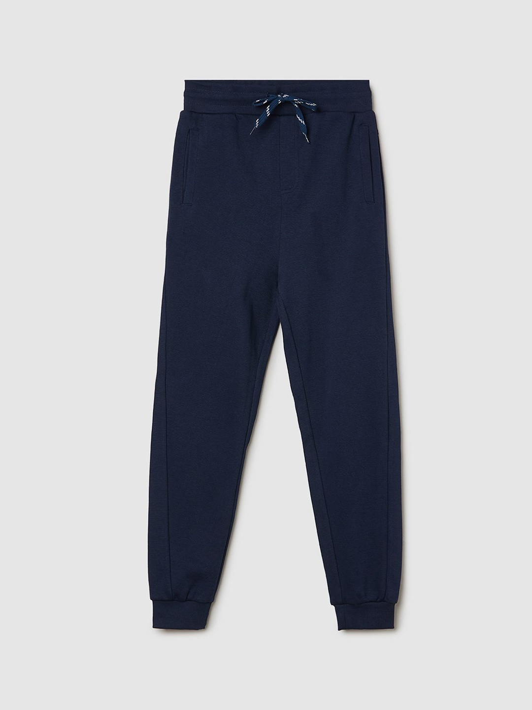 

max Cotton Relaxed-Fit Track Pants, Blue