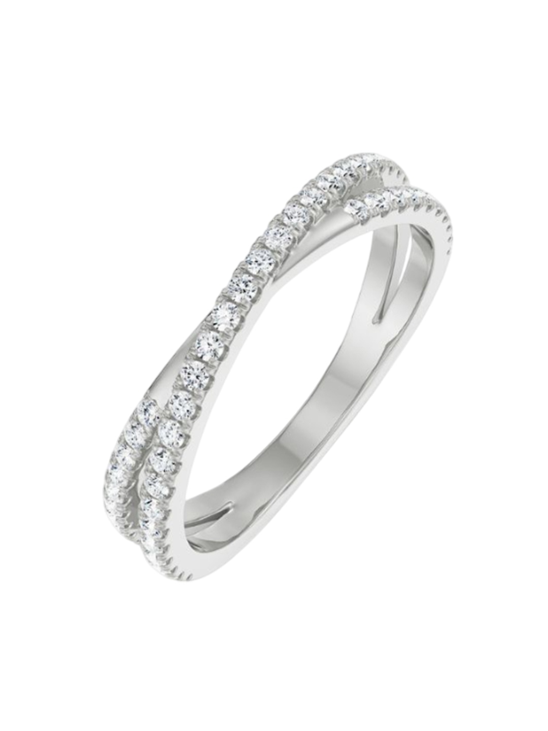 

Emori Crossover Diamond Band, White