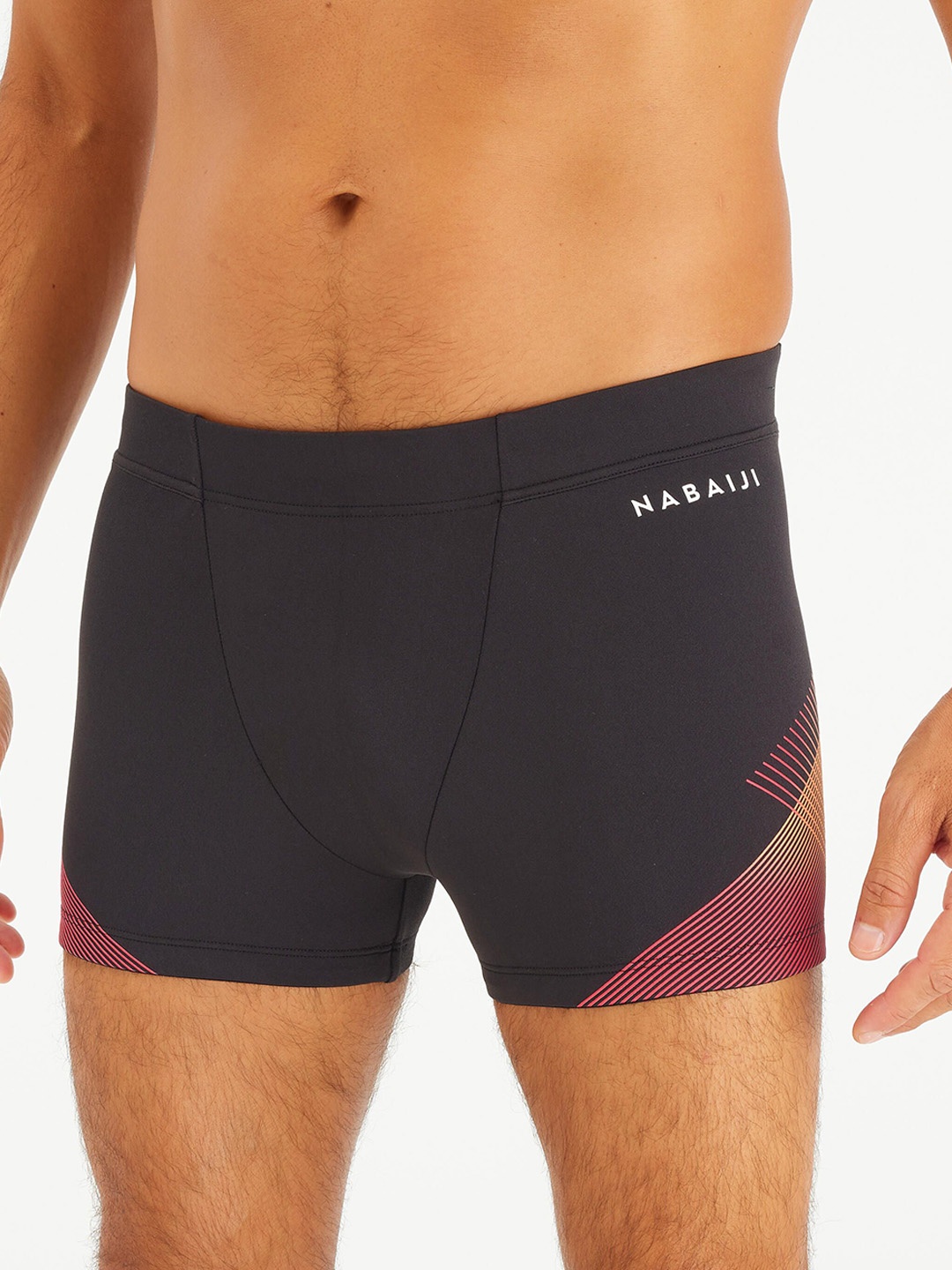 

Nabaiji By Decathlon Printed Swim Boxer, Red