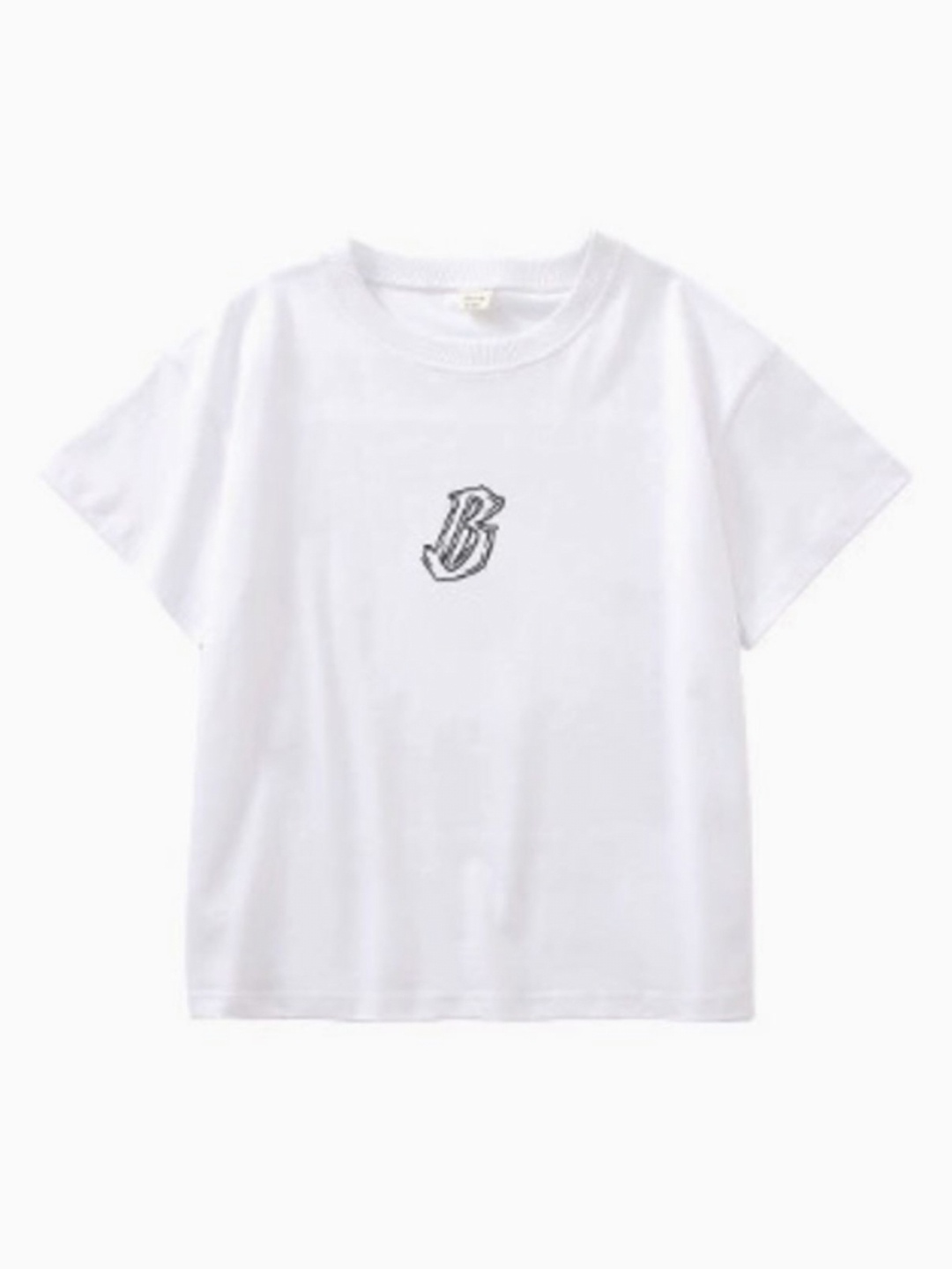 

LULU & SKY Boys Graphic Printed Round Neck Cotton Oversized T-shirt, White