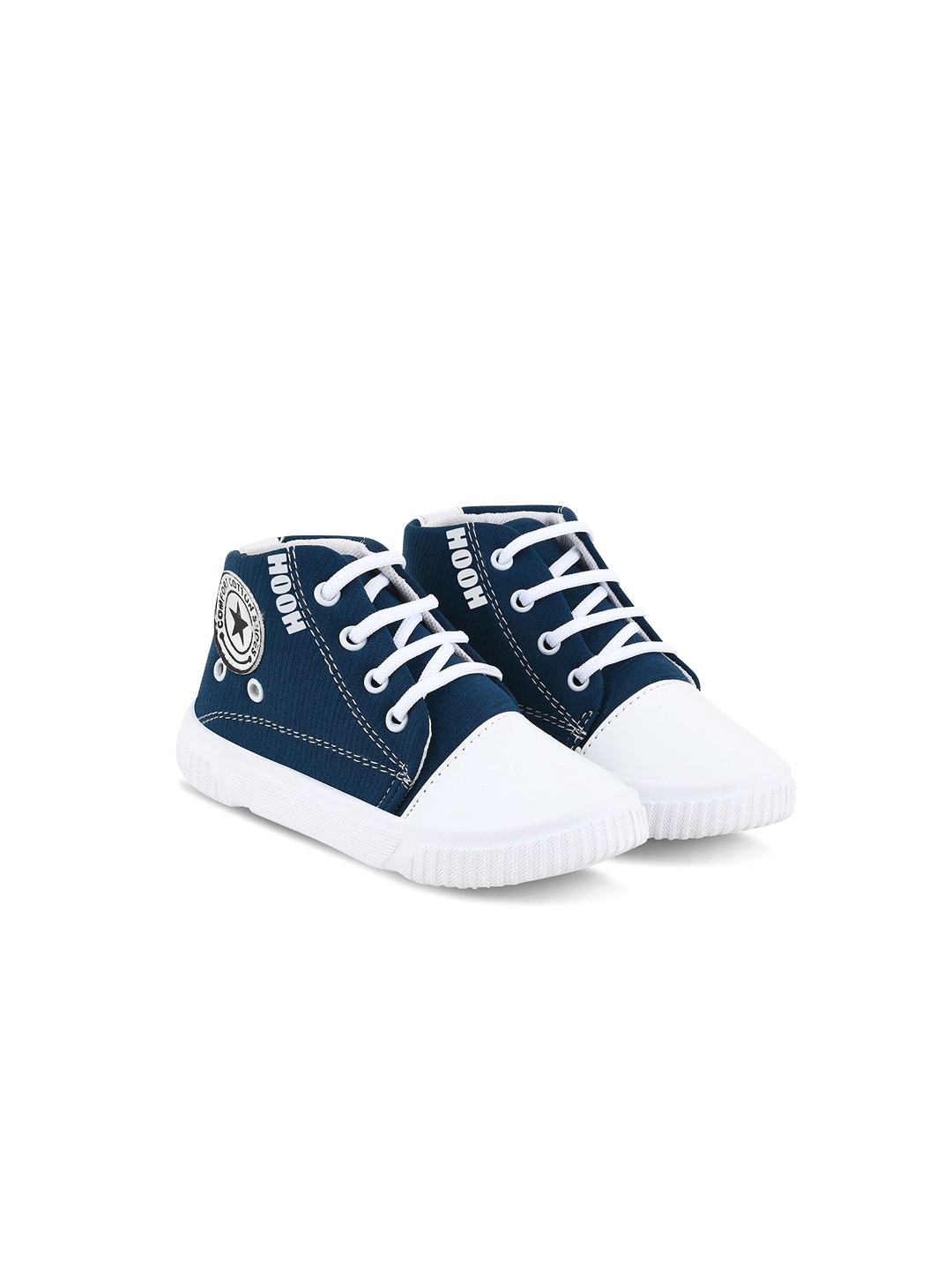 

HOOH Now Comfort in Fashion Unisex Kids High-Top Sneakers, Blue