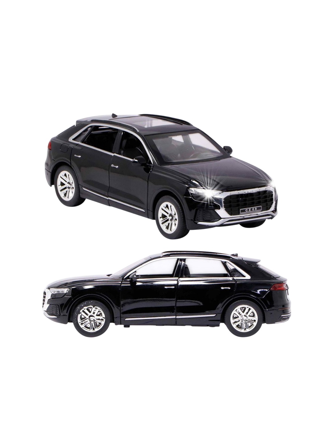 

COELON Kids Light Sound Pull Back Car Vehicle, Black