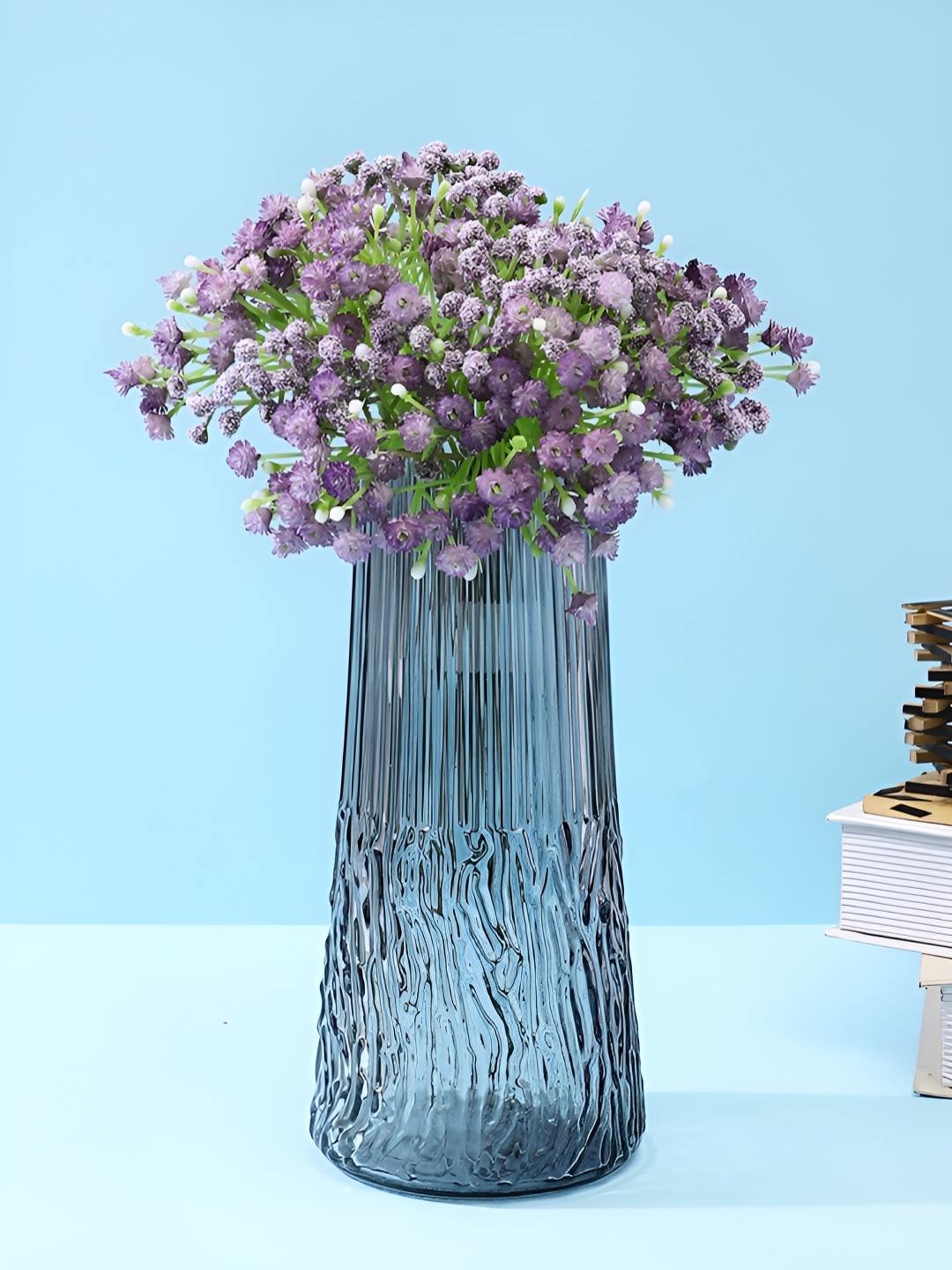 

Myntra Elegant Homes Purple & Green 2 Pieces Gypsophilia Artificial Flower