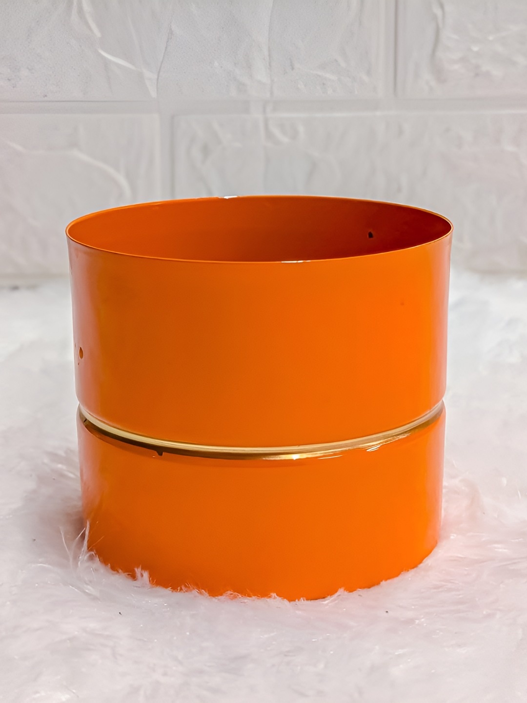 

Floral Boutique Orange Round Shaped Planter