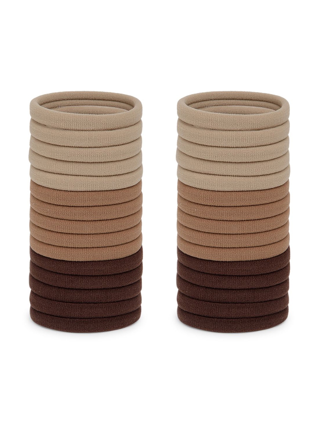 

Radhu & Kabby 30Pcs Ponytail Holders, Brown