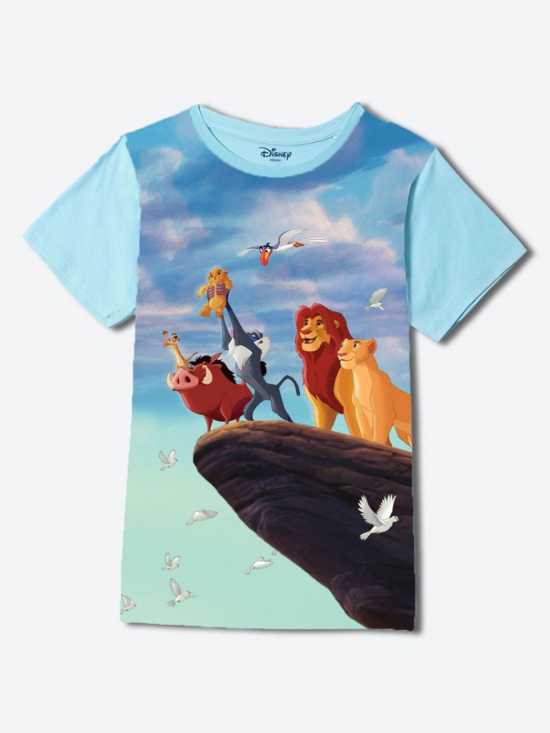 

YK Disney Boys Lion King Printed Applique T-shirt, Blue