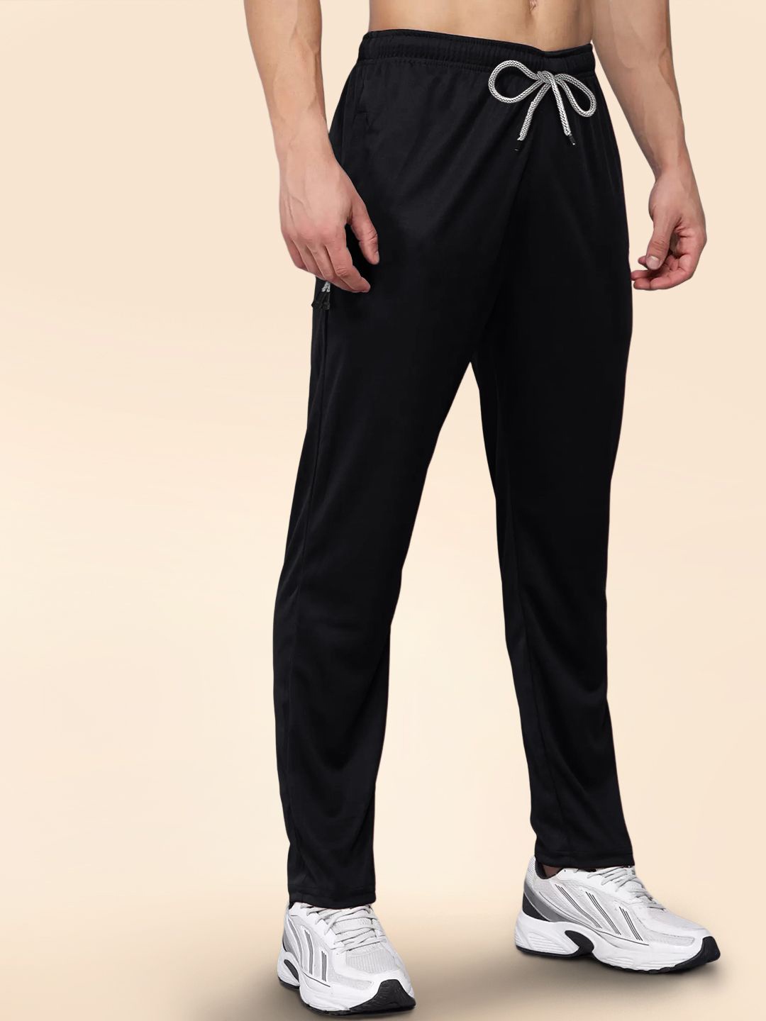 

Moda Rapido Men Printed Track Pants, Black