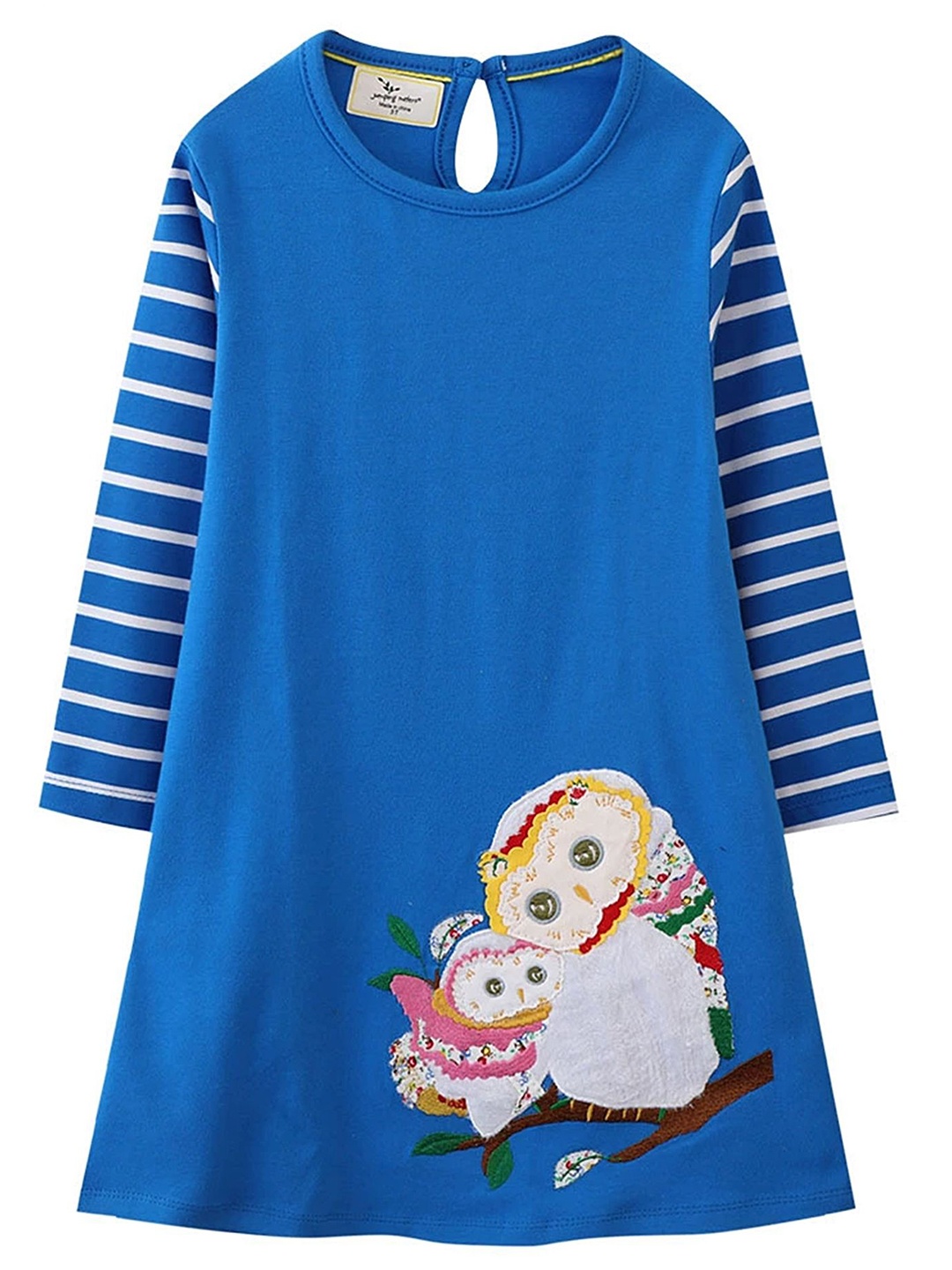 

LULU & SKY Girls Printed Nightdress, Blue