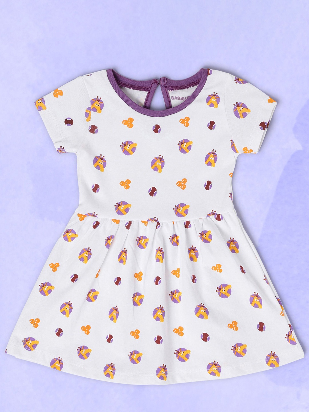 

Babies R Us Print A-Line Dress, White