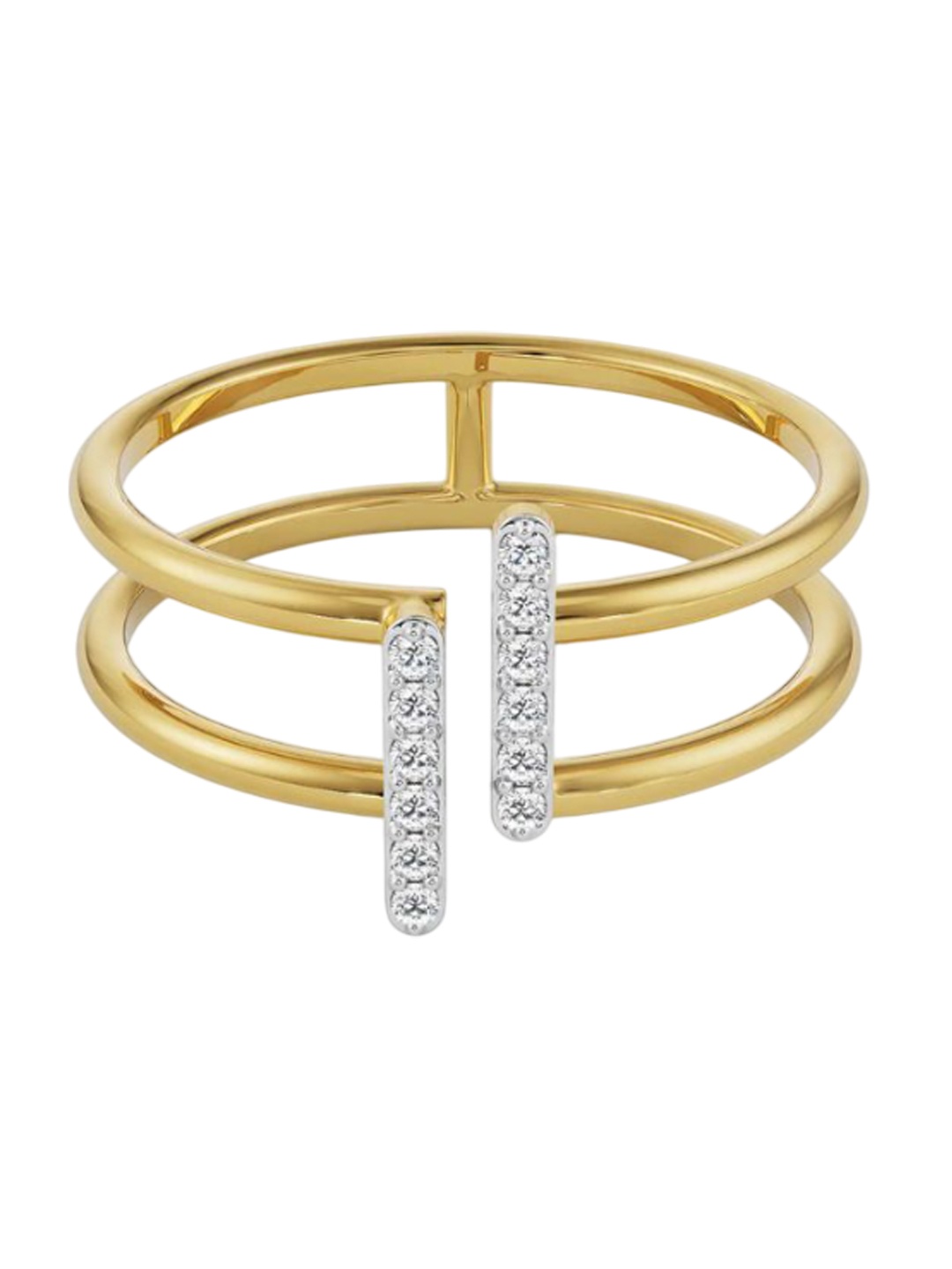 

Emori Parallel Open Diamond Ring, Yellow