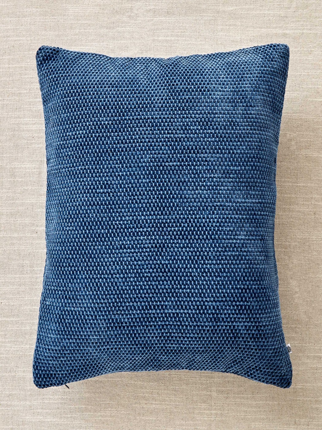 

Home Centre Moonlight Blue 3 Pieces Jacquard Textured Velvet Square Cushion Covers