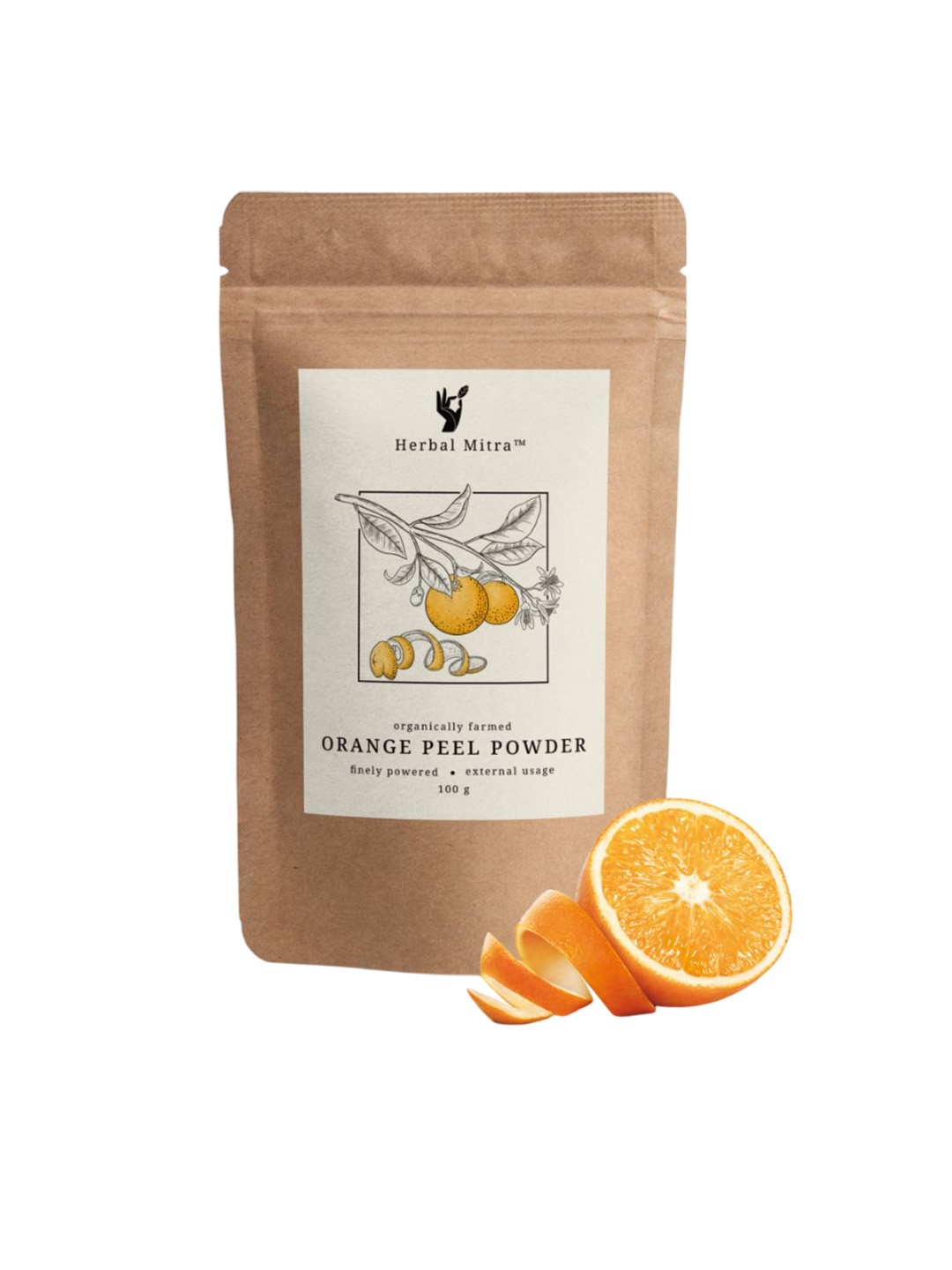 

Herbal Mitra Orange Peel Powder Face Mask - 100 g, Brown