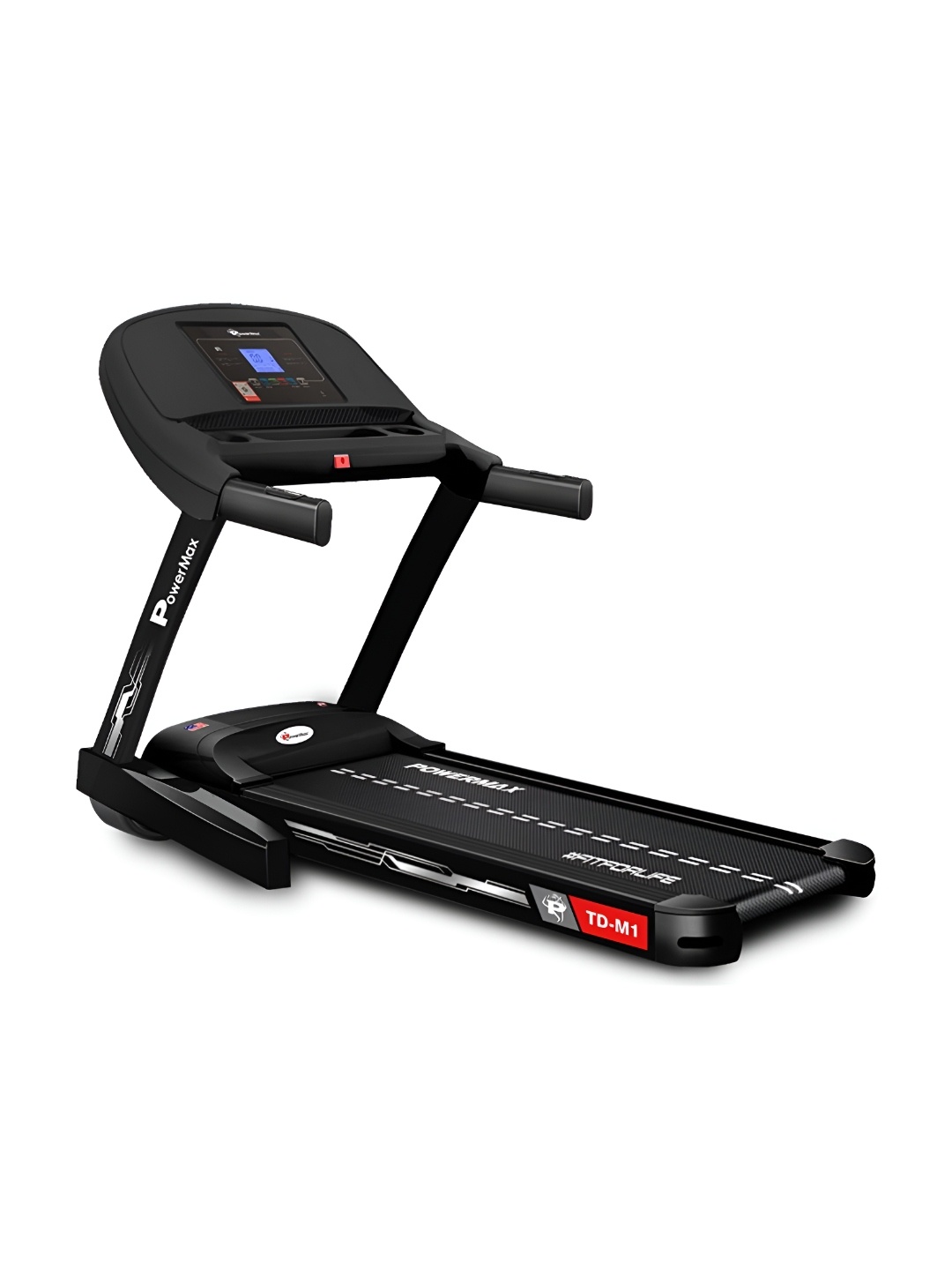 

PowerMax Fitness TD-M1 (4HP Peak) Motorized Treadmill for Home, Black