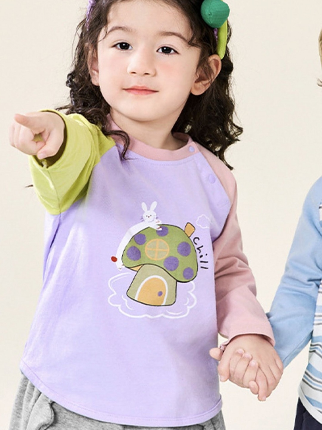 

LULU & SKY Unisex Kids Graphic Printed Round Neck Cotton T-shirt, Blue