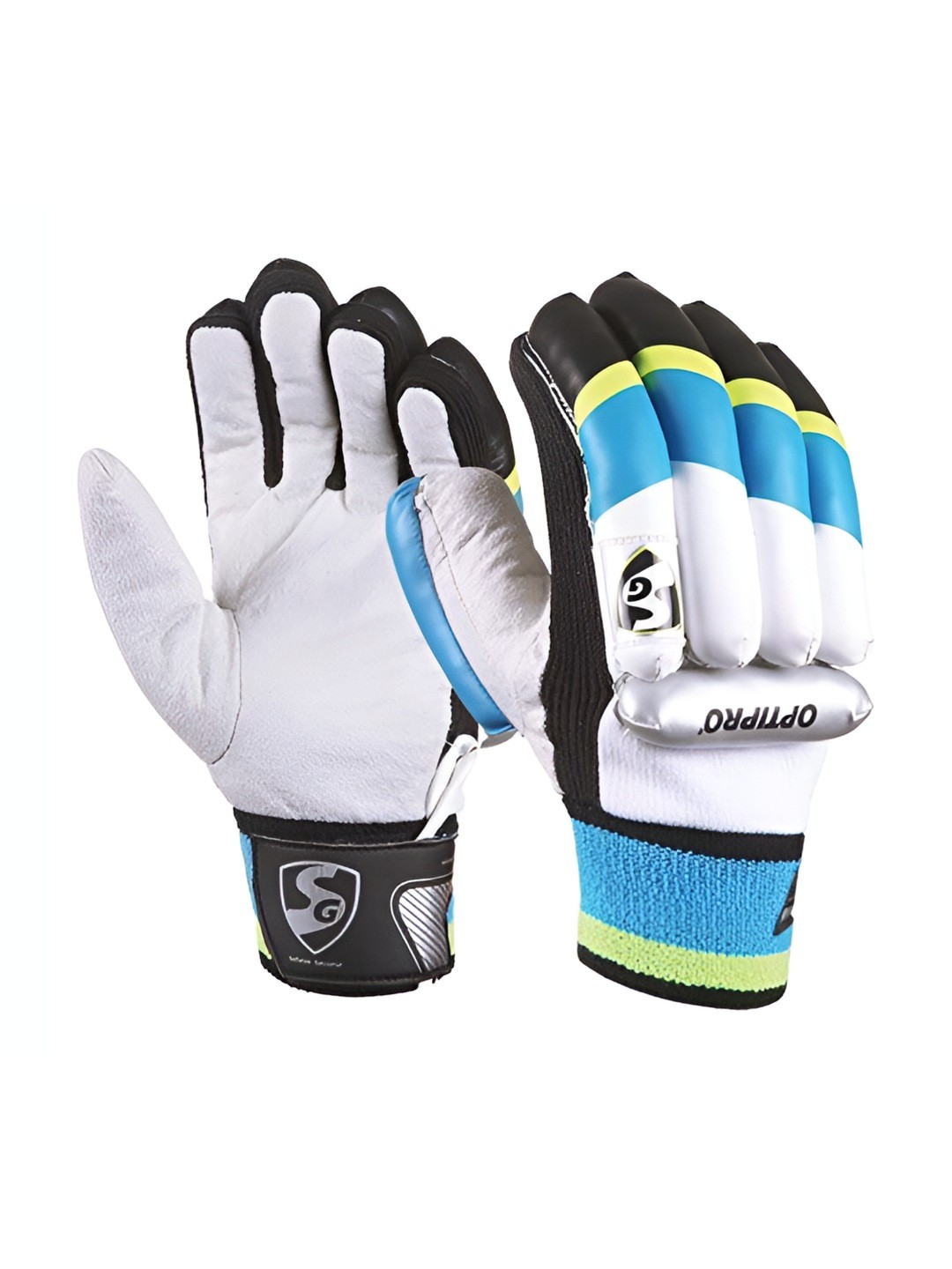 

SG Optipro LH Lightweight Durable Leather Batting Gloves, White