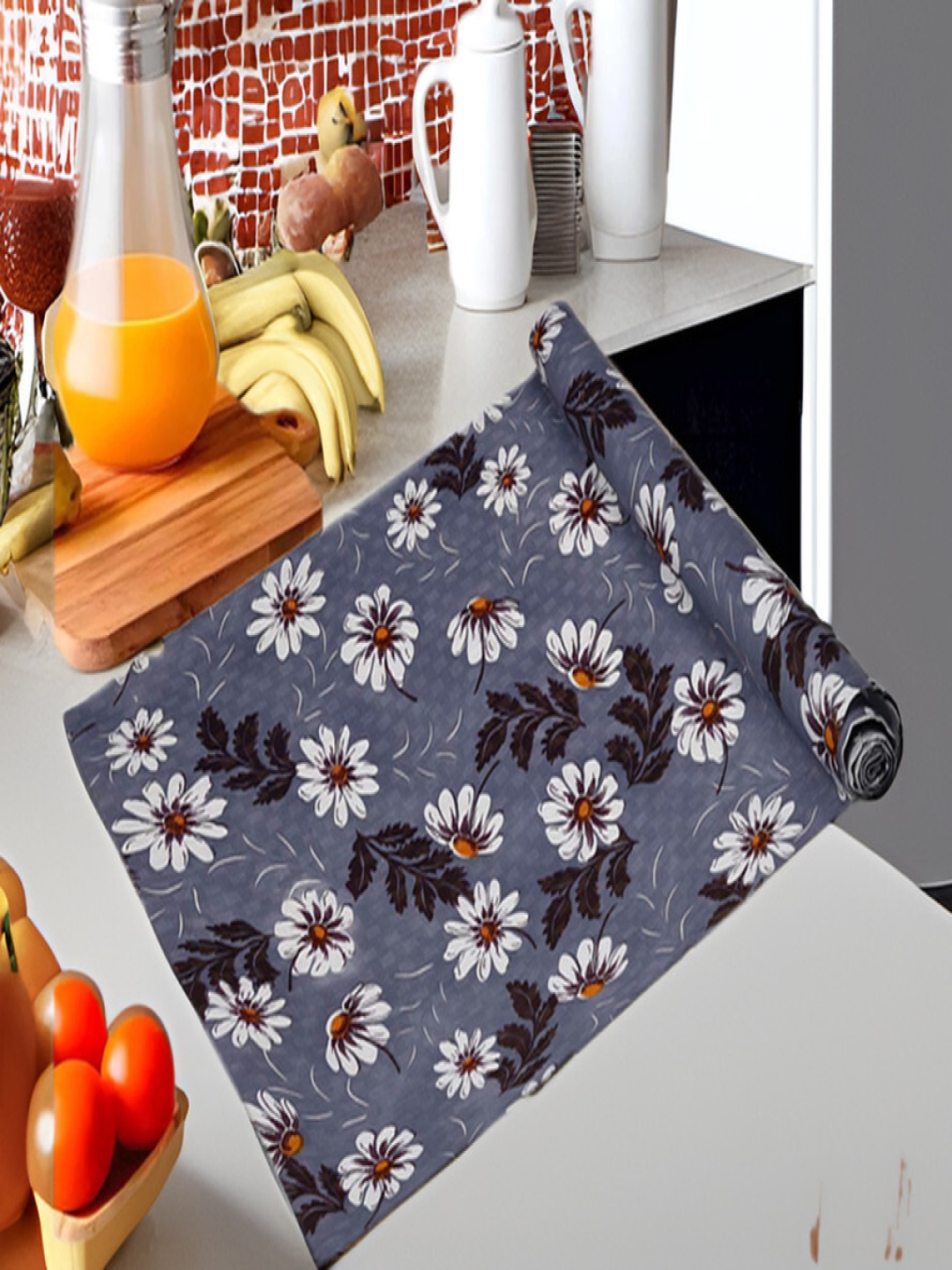

REVEXO Grey Set of 1 Water Resistant Shelf Liner Organisers