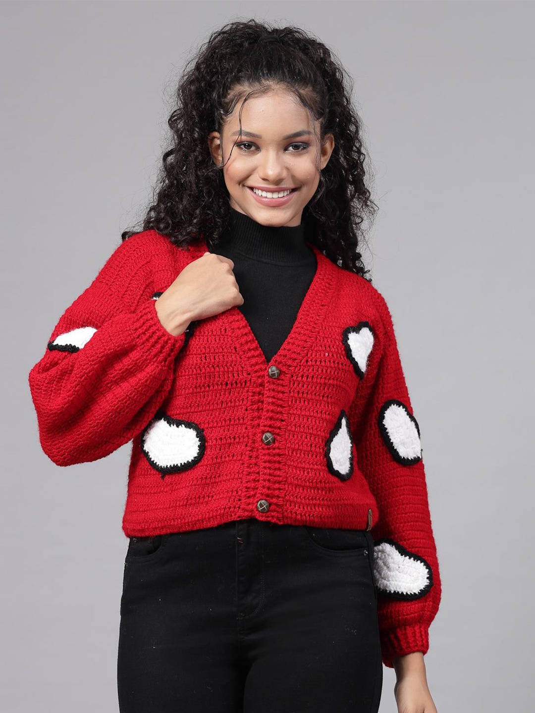 

Sugercandy Women Woollen, Red