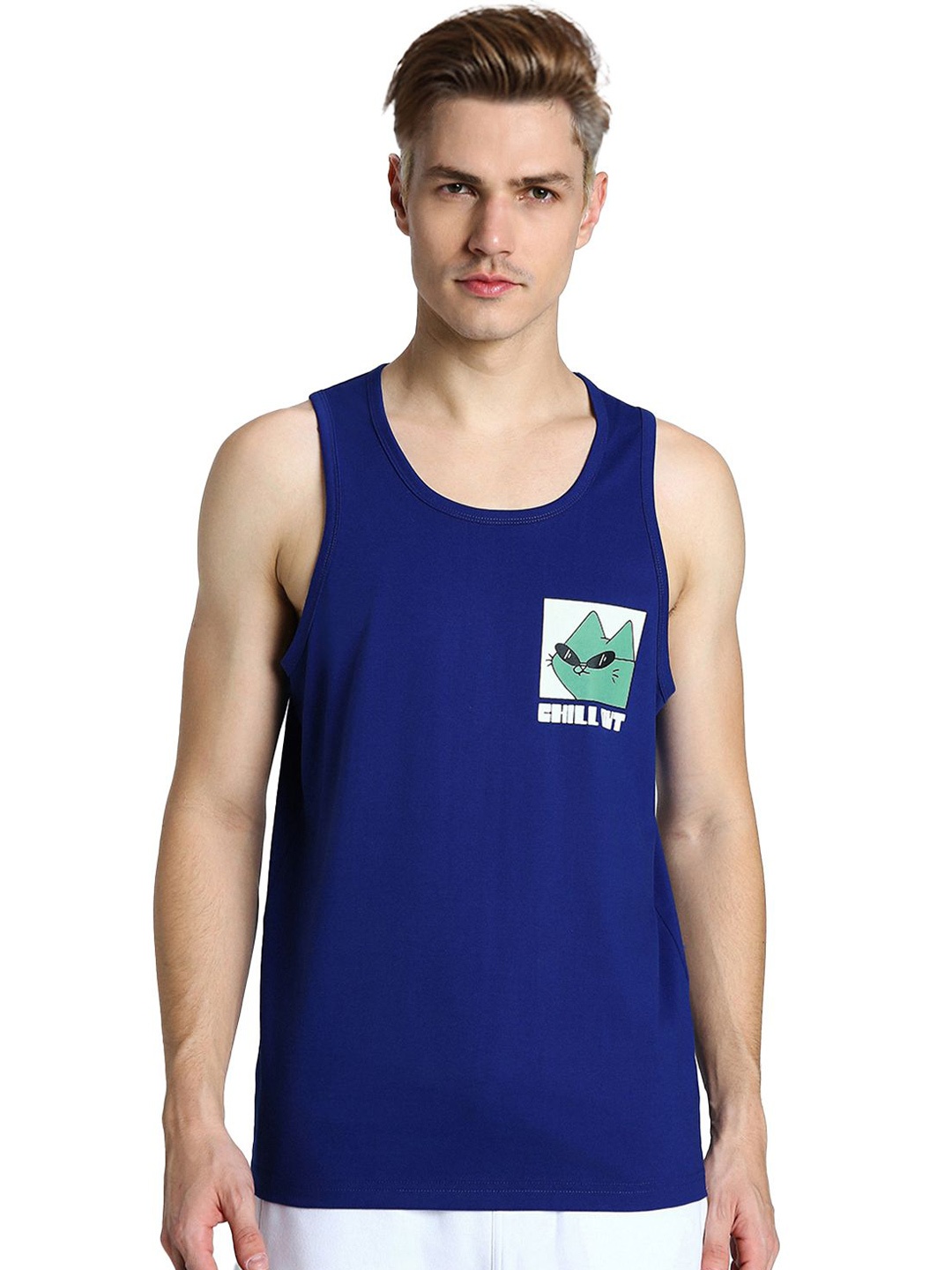 

VEIRDO Chillout Blue Gym Vest VDVMTW03000061