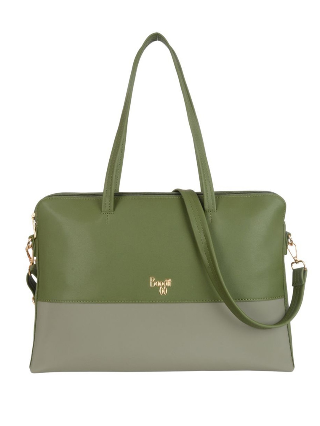 

Baggit Women PU Laptop Bag, Green