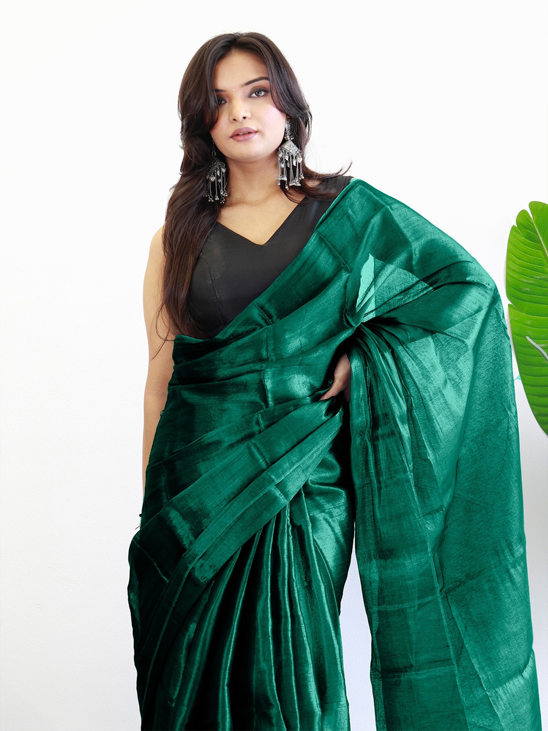 

Anouk Tissue Saree, Green