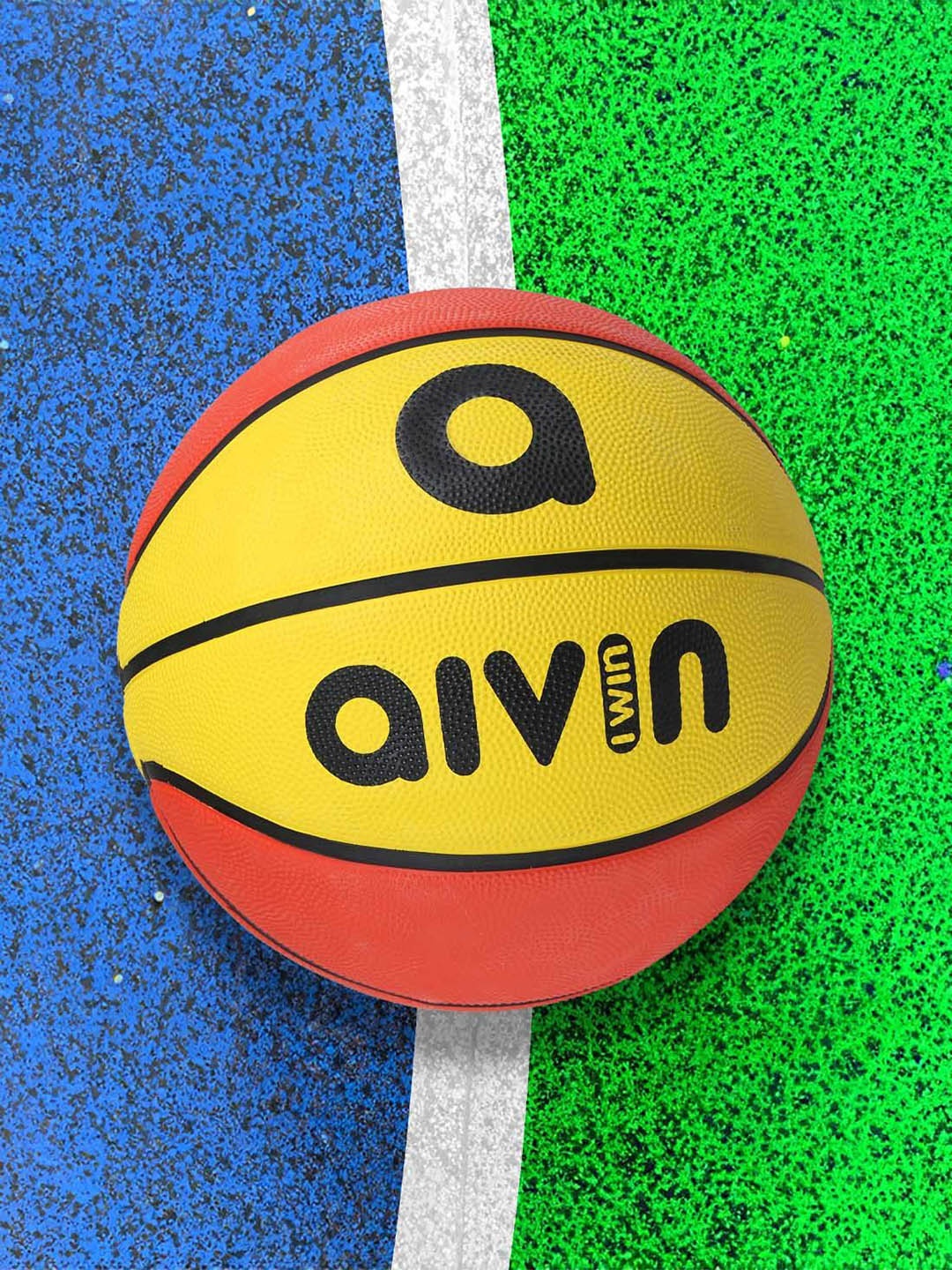 

Aivin Rubberized Moulded Basketball, Red