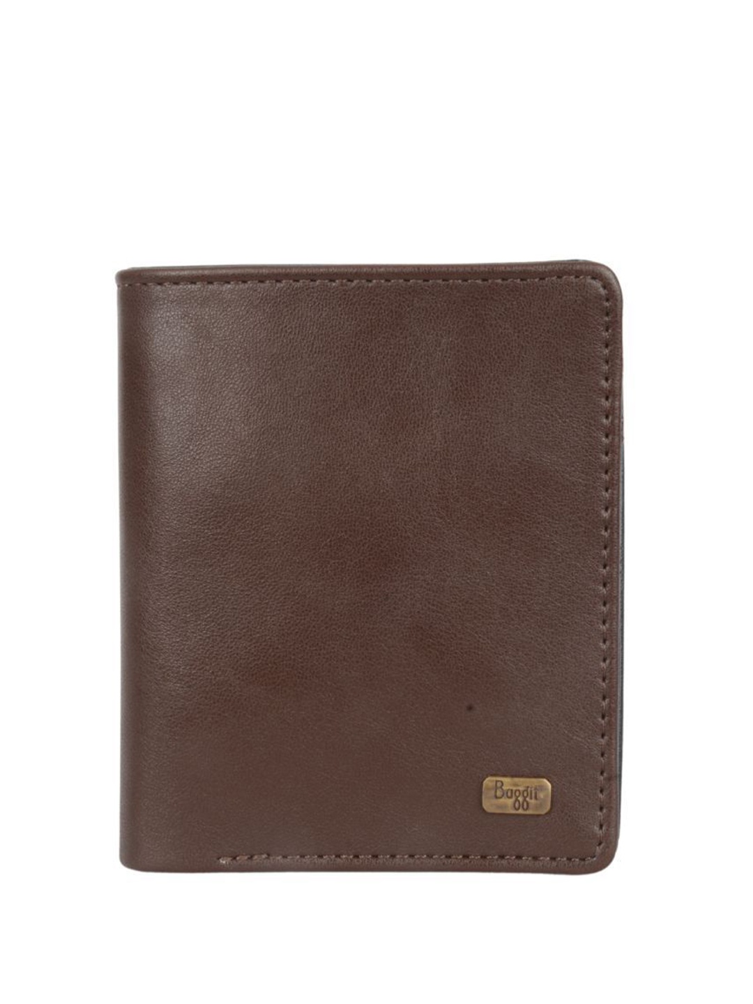 

Baggit Men Bow Detail PU Two Fold Wallet, Brown