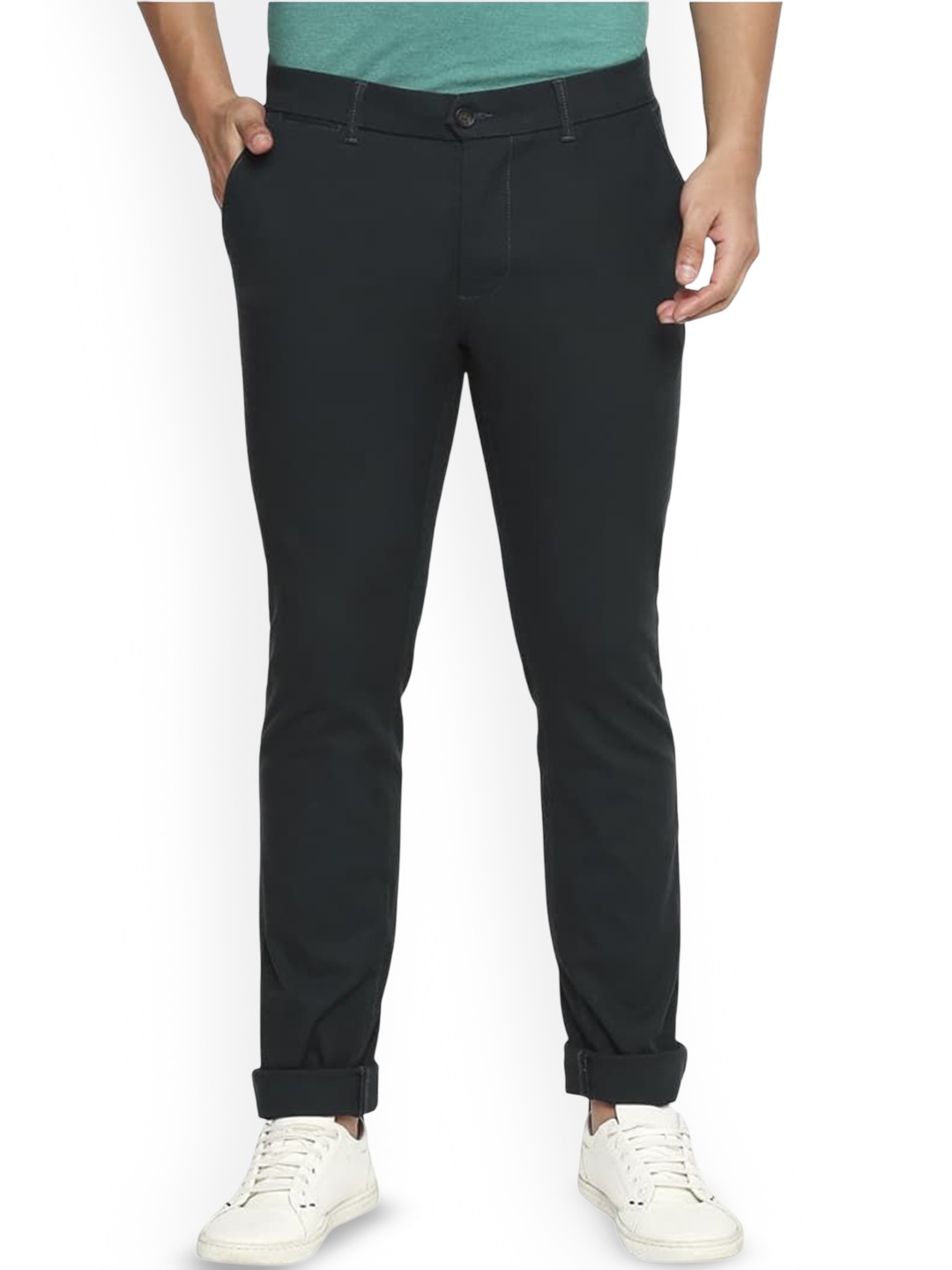 

Basics Men Comfort Trousers, Olive