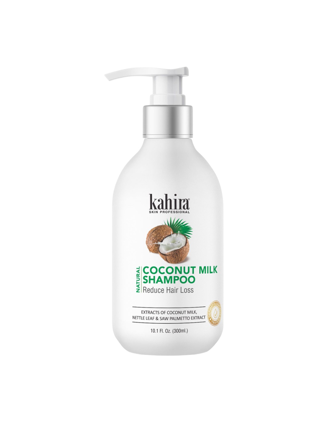 

kahira Coconut Hair Shampoo For Deep Hydration & Scalp Nourishment - 300 ml, White