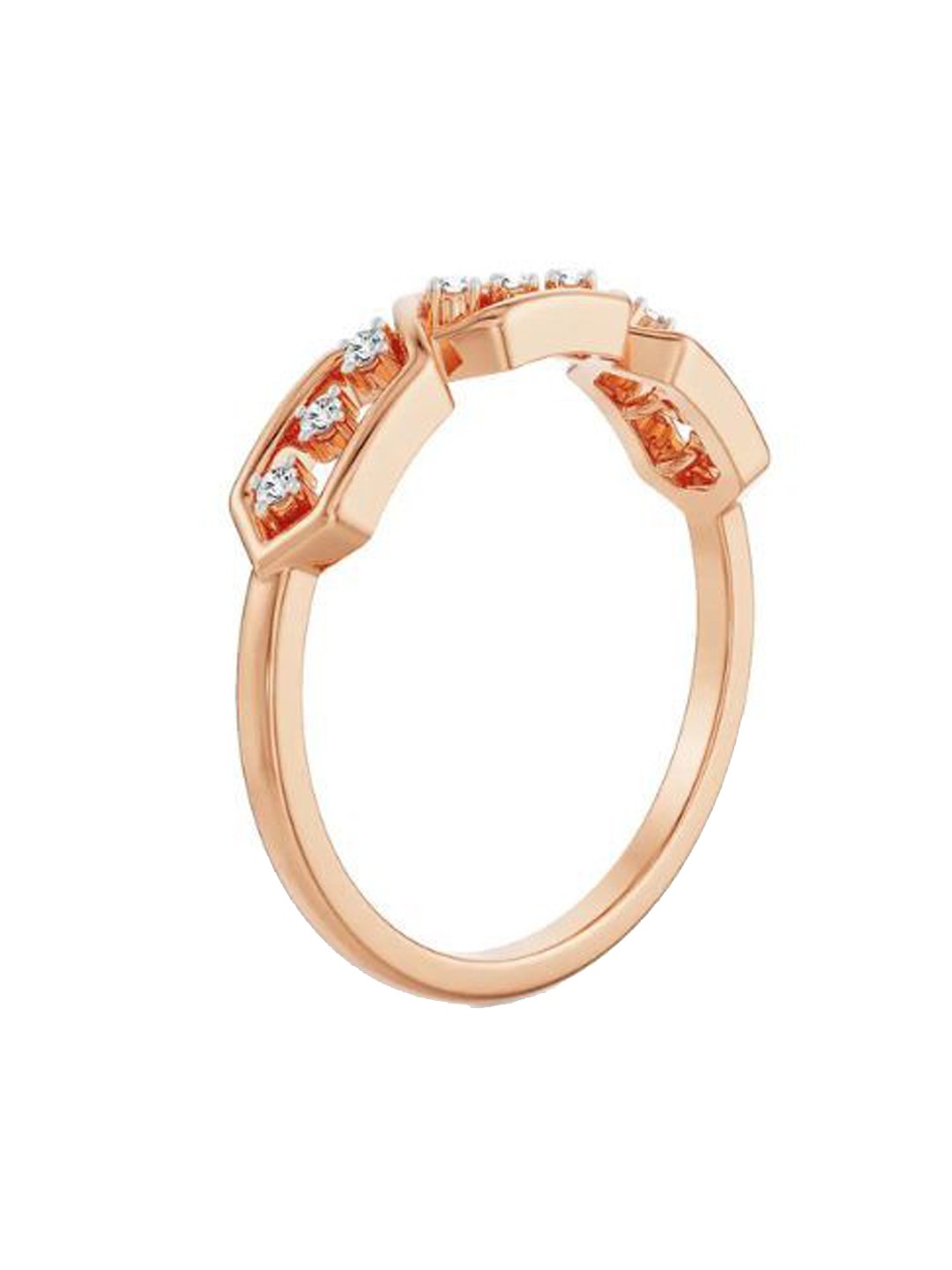 

Emori Eternally Linked Diamond Band, Rose gold