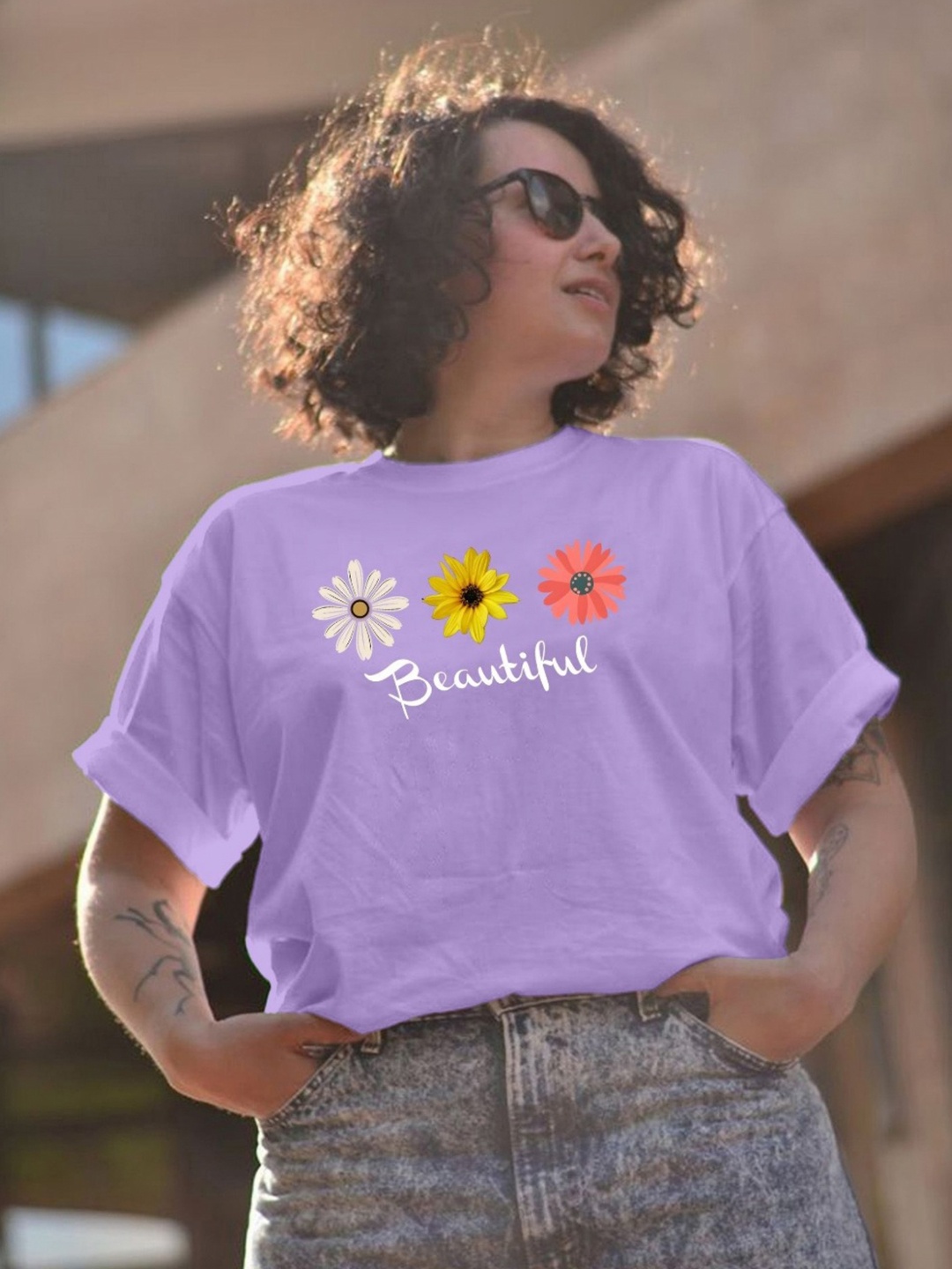 

Moda Rapido Women Printed T-shirt, Purple