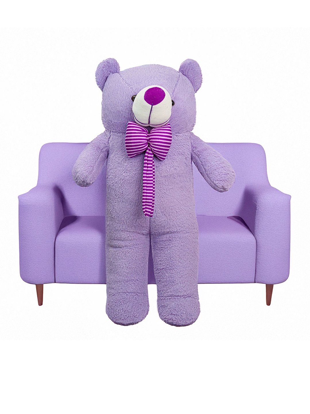 

BESTIES Microfibre Filled Non-Allergic Teddy Bears Soft Toys and Dolls, Purple