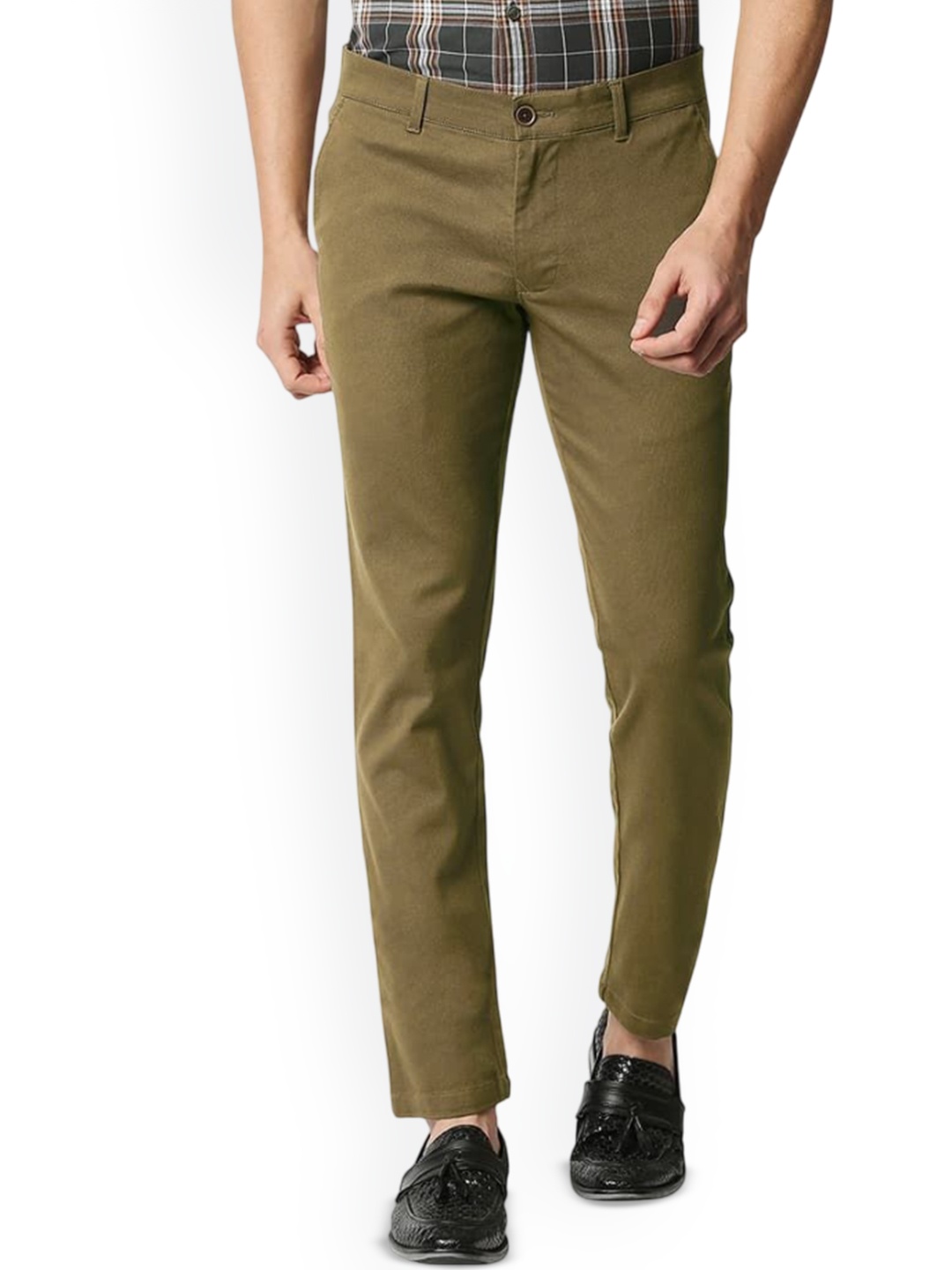 

Basics Men Comfort Trousers, Brown