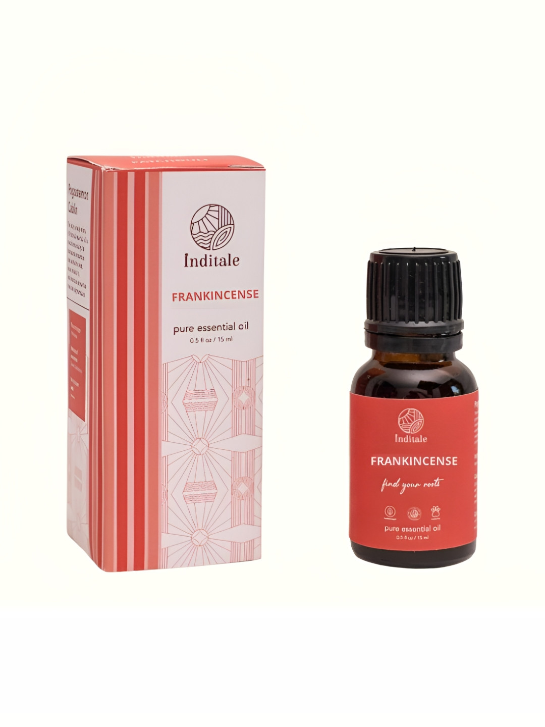 

Inditale Frankincense Pure Essential Oil - 15 ml, Red