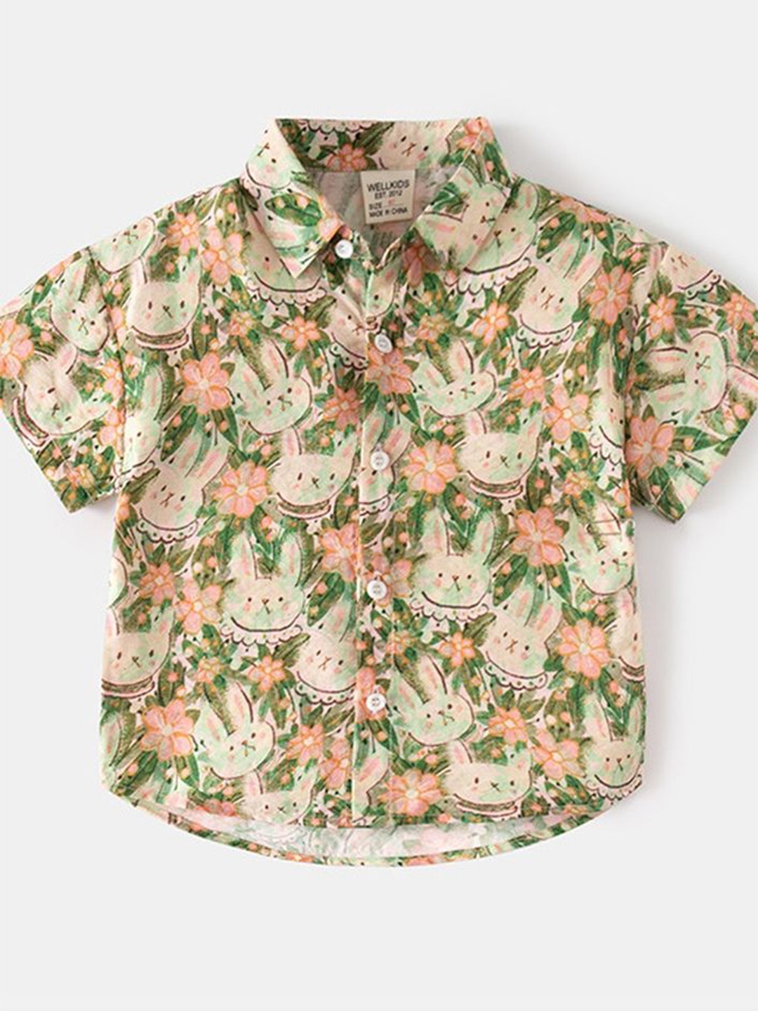 

LULU & SKY Boys Floral Opaque Printed Casual Shirt, Multi