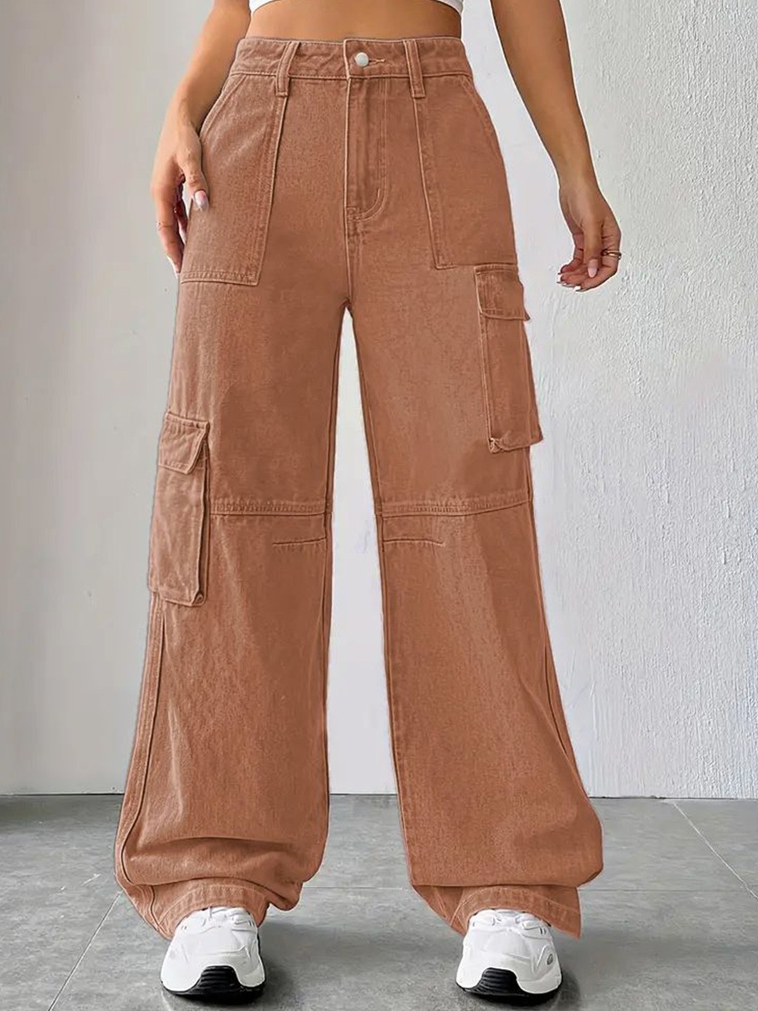 

CORSICA Women Boyfriend Fit High-Rise Light Fade Jeans, Rust