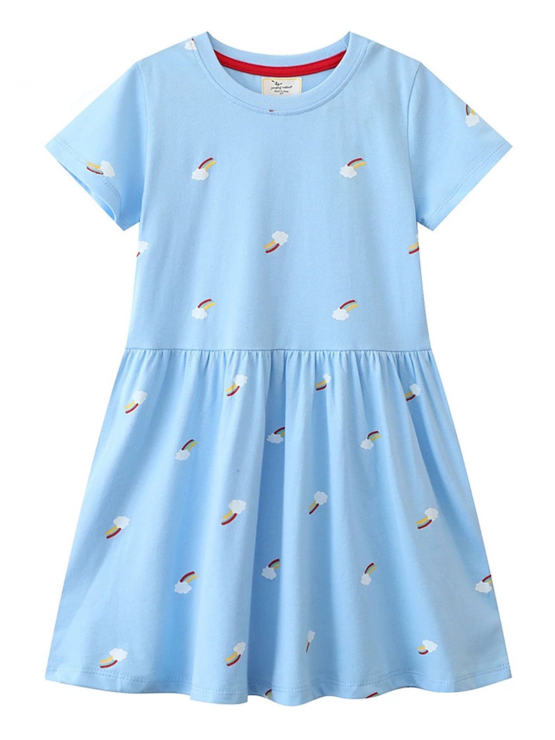 

LULU & SKY Girls Printed Nightdress, Blue