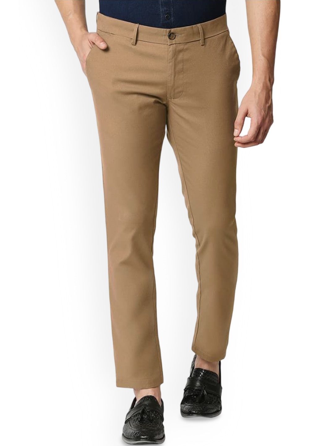 

Basics Men Comfort Trousers, Brown
