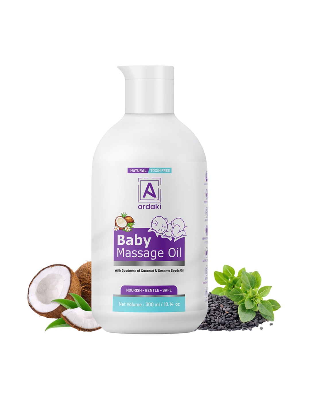 

ARDAKI Baby Massage Oil- 300 ml, Na