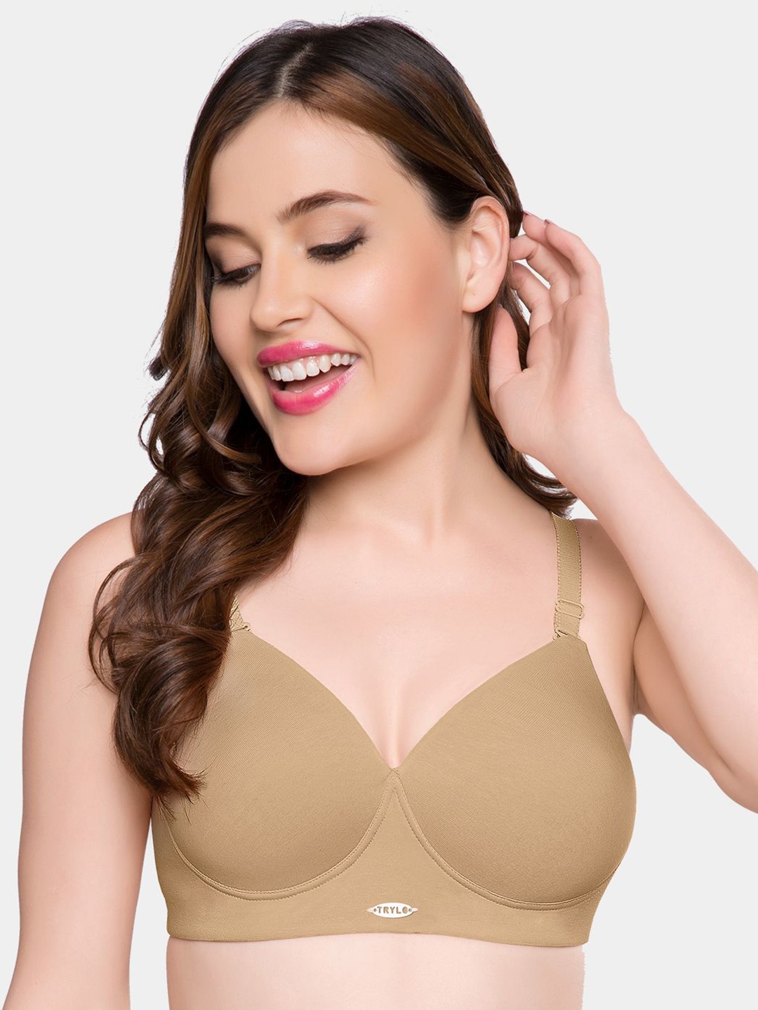 

Trylo Bra Full Coverage Lightly Padded, Nude