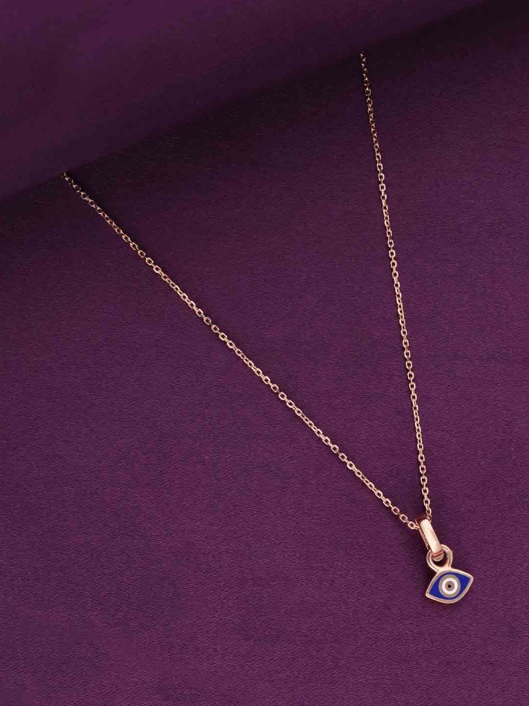 

KAI JEWEL Sterling Silver Rose Gold-Plated Cubic Zirconia Pendants with Chain