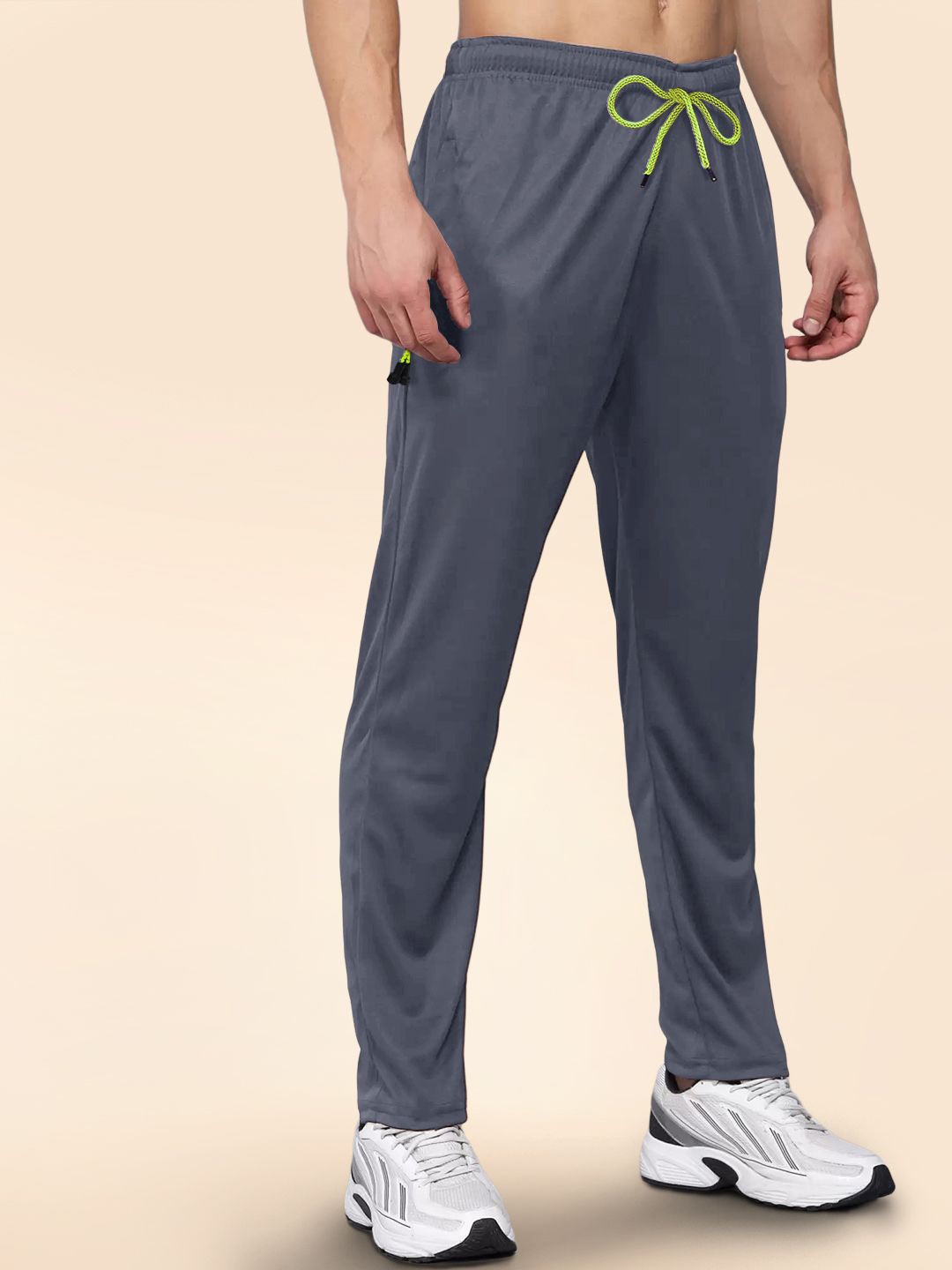 

Moda Rapido Men Typography Track Pants, Grey